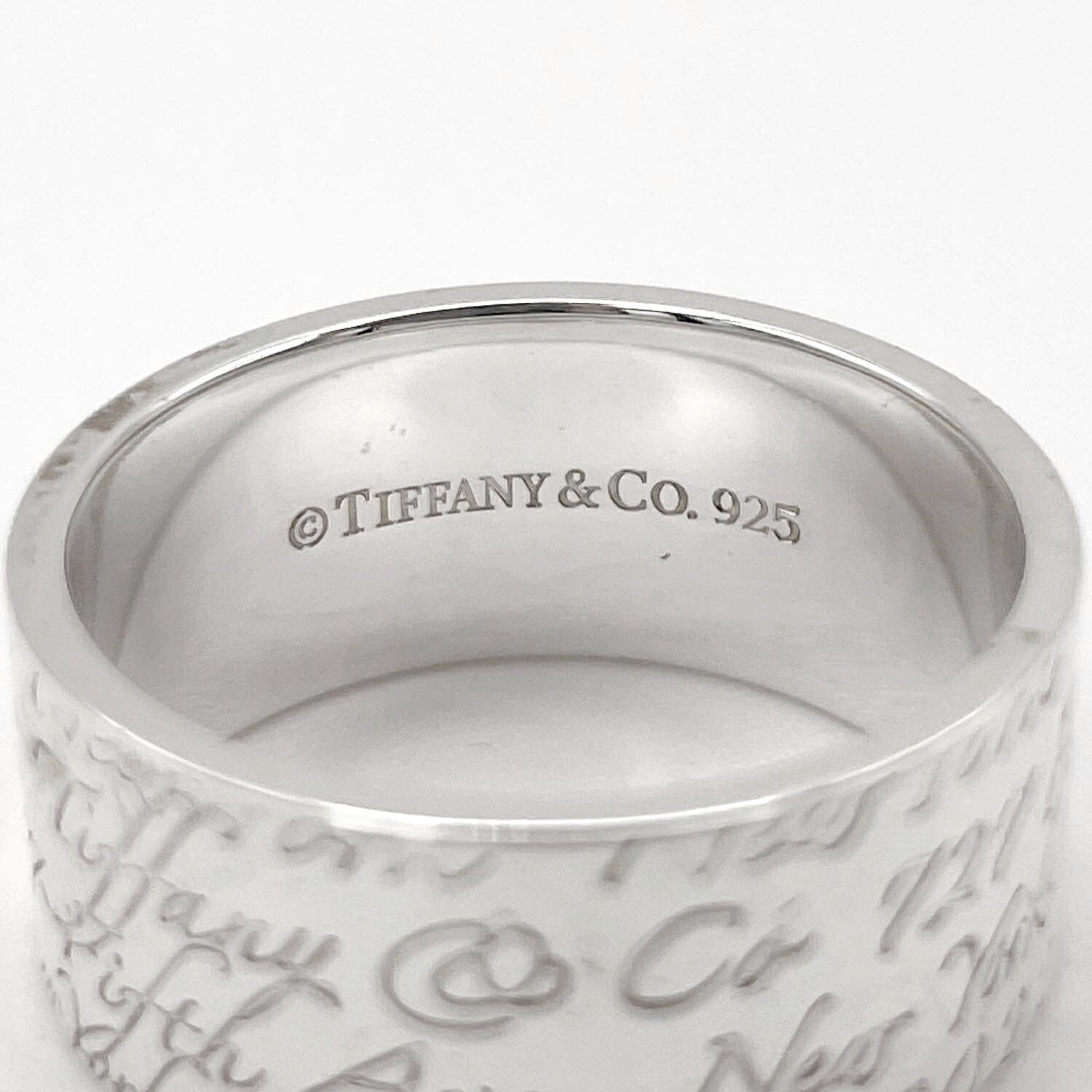 Tiffany&Co. ティファニー 20号 ノーツ ワイドリング SV925