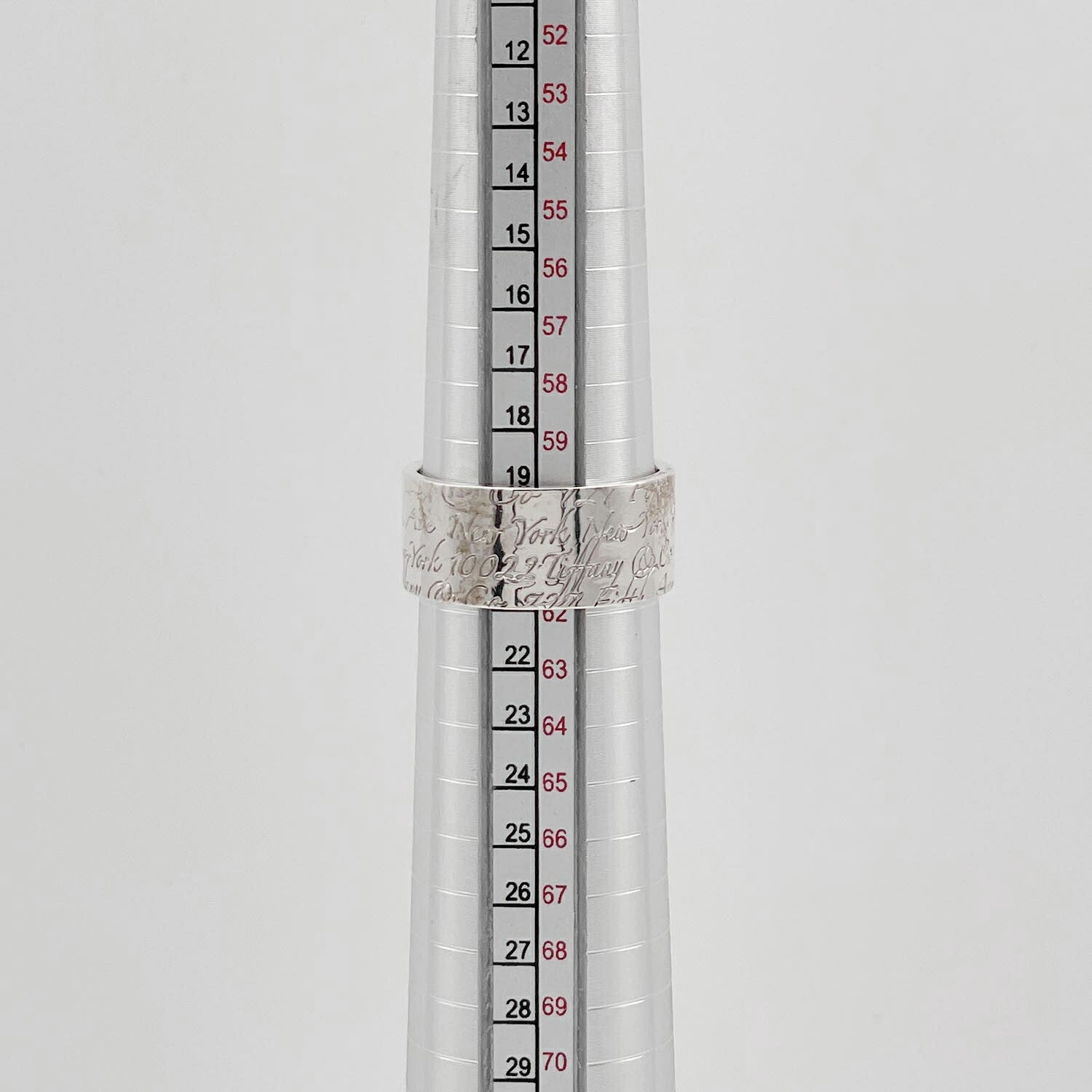 Tiffany&Co. ティファニー 20号 ノーツ ワイドリング SV925
