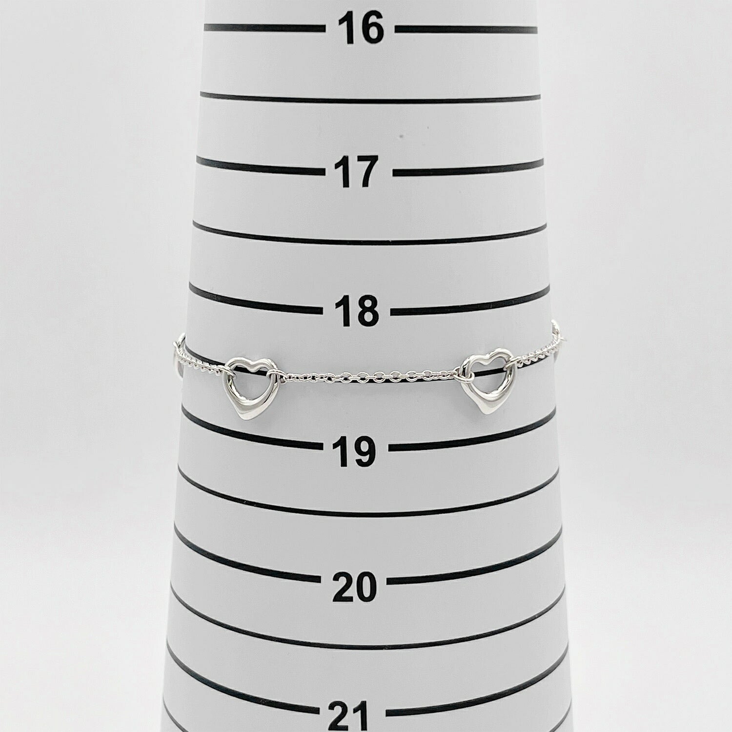 Tiffany&Co. ティファニー オープンハート 5P ブレスレット 新品仕上済
