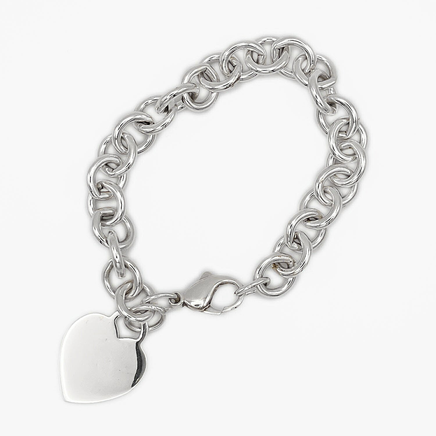 Tiffany&Co. ティファニー 17cm リターントゥハートタグ ブレスレット 925 新品仕上済