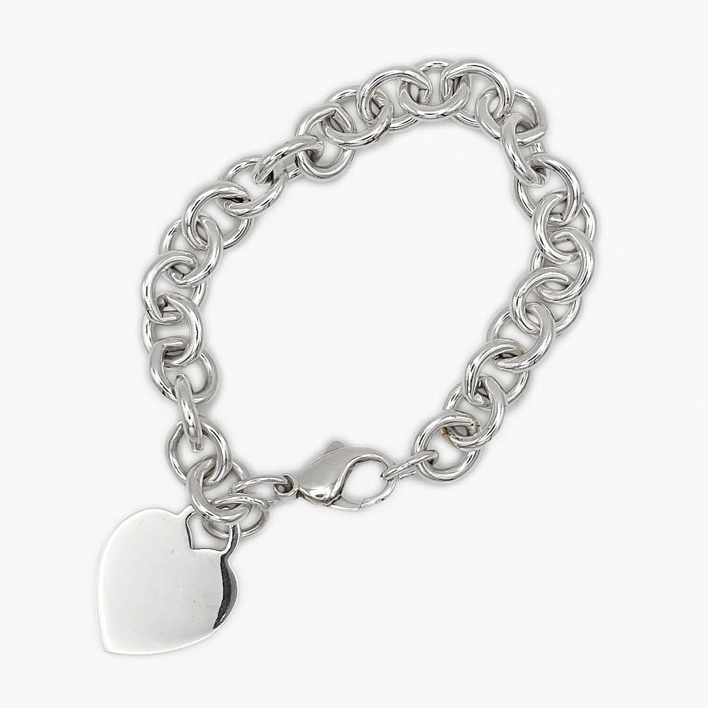 Tiffany&Co. ティファニー 17cm リターントゥハートタグ ブレスレット 925 新品仕上済