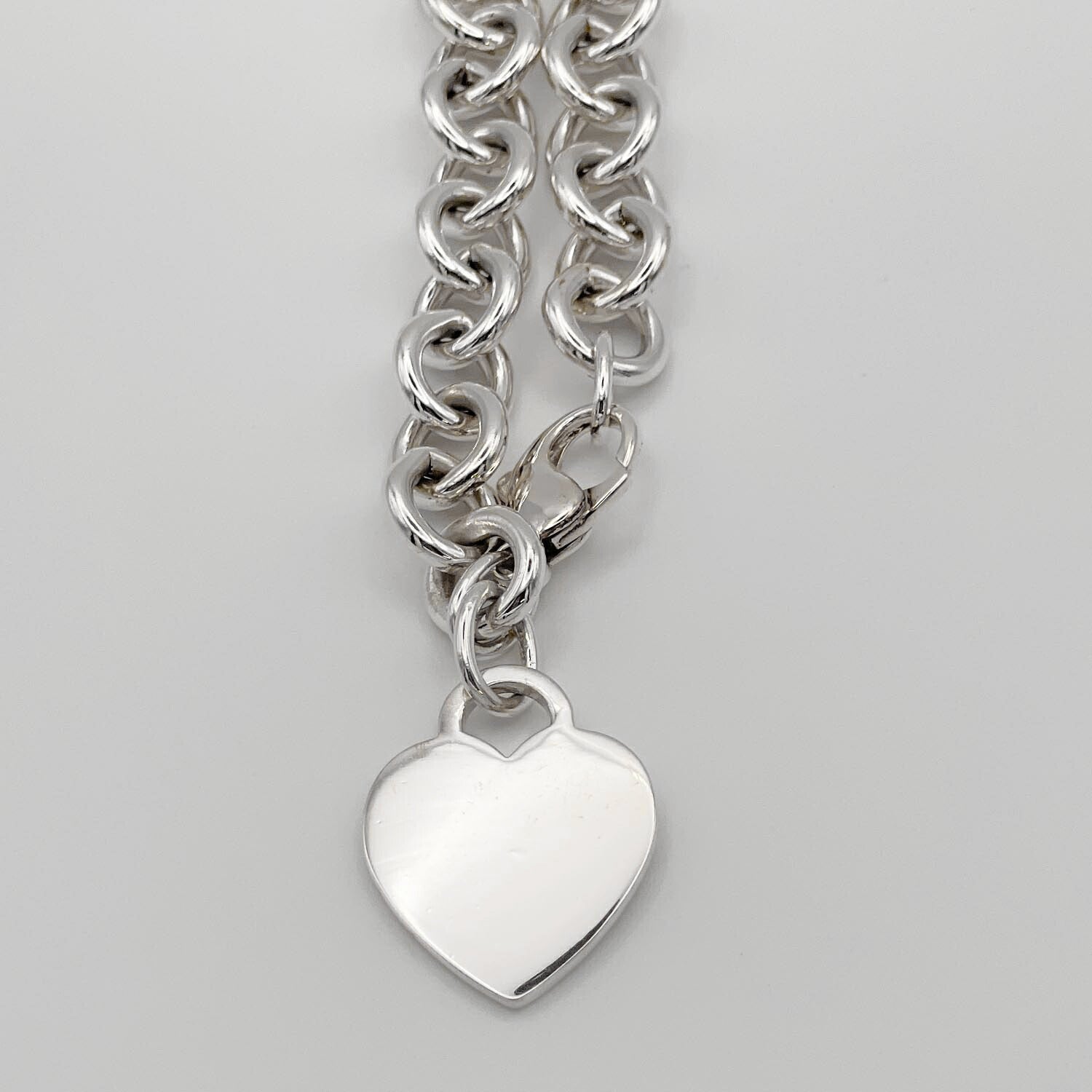 Tiffany&Co. ティファニー 17cm リターントゥハートタグ ブレスレット 925 新品仕上済