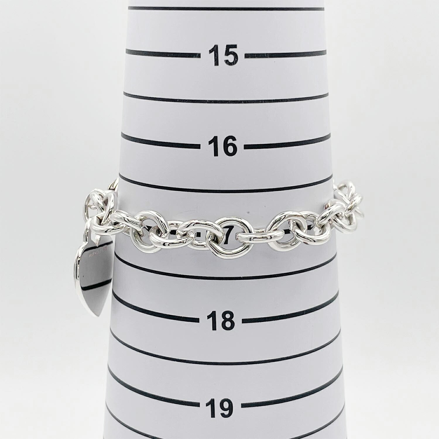 Tiffany&Co. ティファニー 17cm リターントゥハートタグ ブレスレット 925 新品仕上済