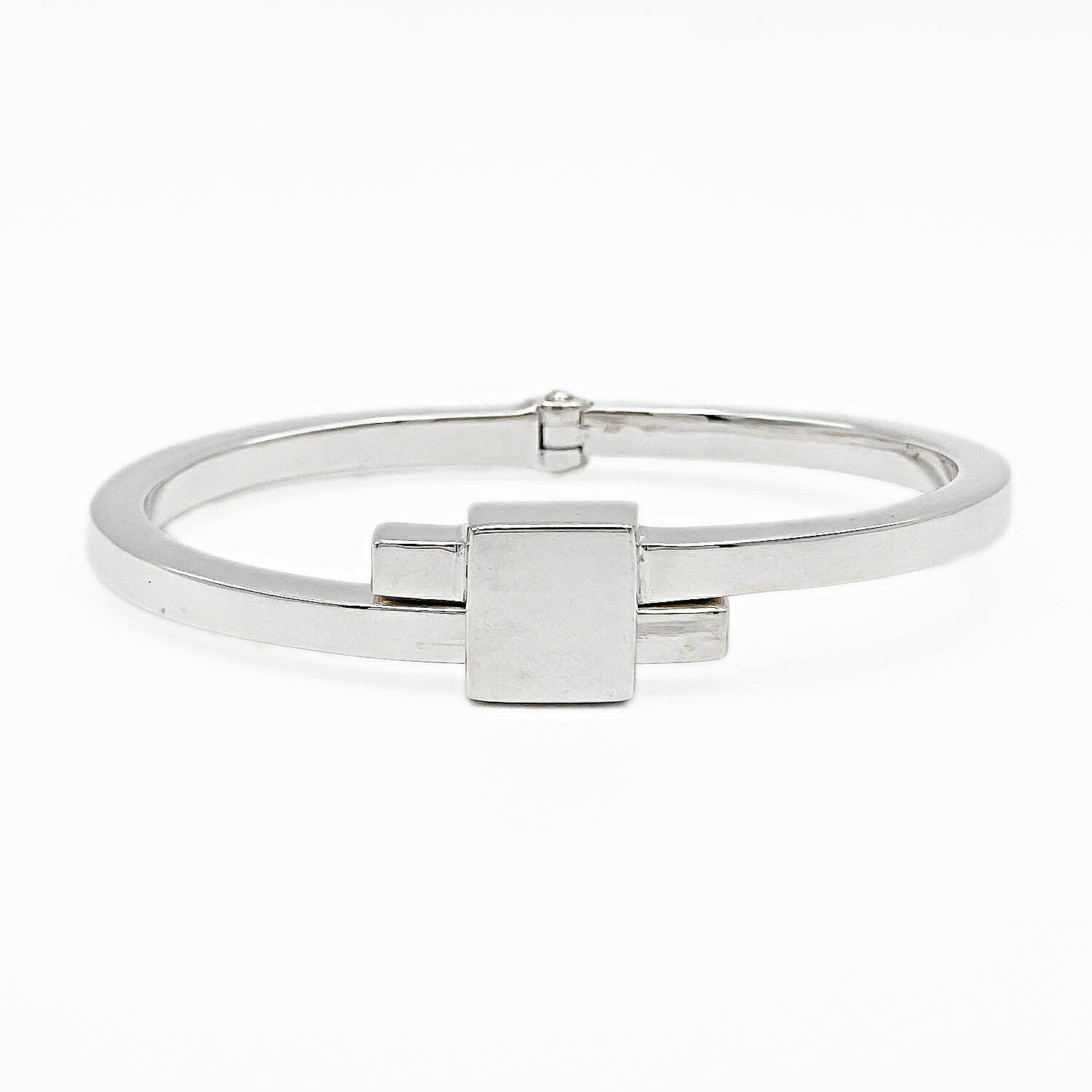GUCCI グッチ スクエアプレート ブレスレット バングル SV925