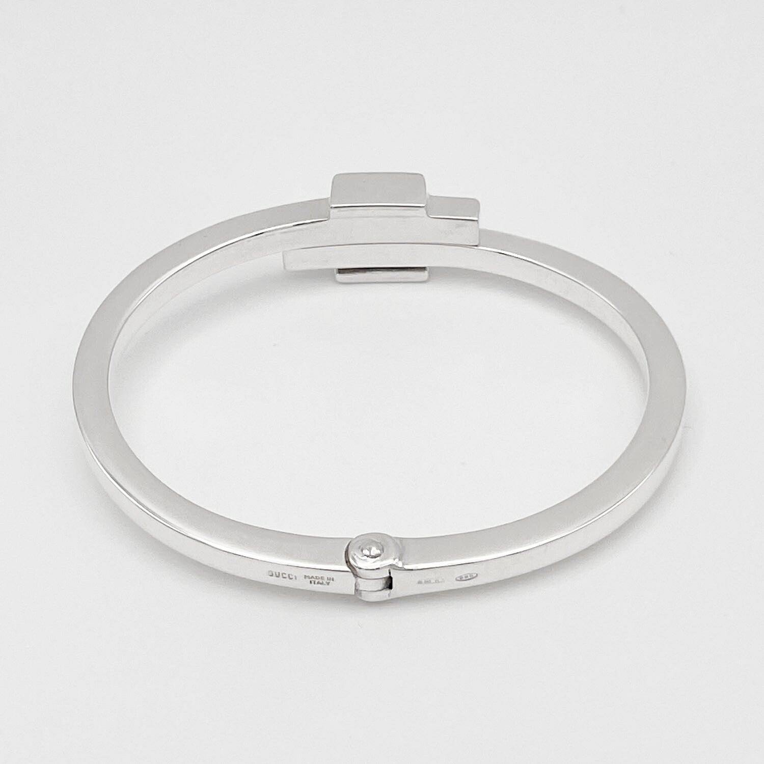 GUCCI グッチ スクエアプレート ブレスレット バングル SV925