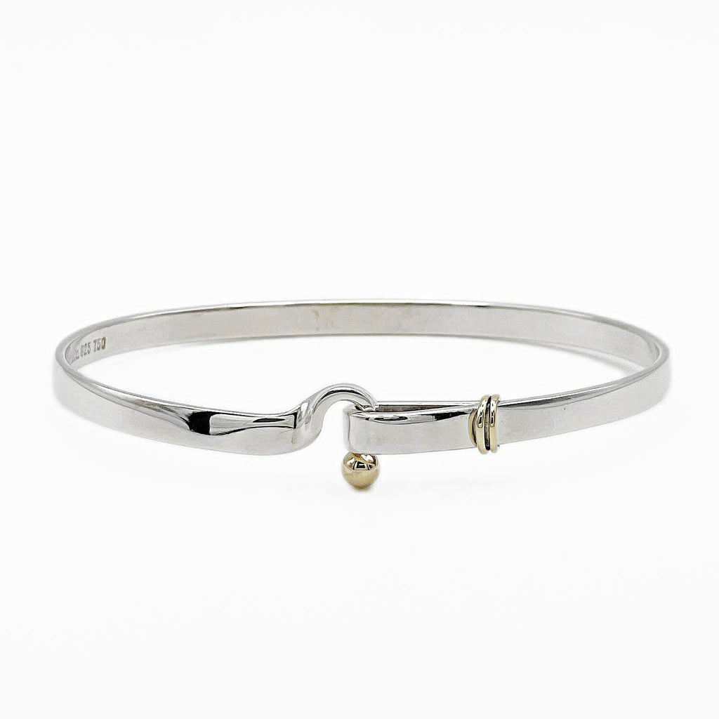 Tiffany&Co. ティファニー フック＆アイ バングル ブレスレット SV925 新品仕上済