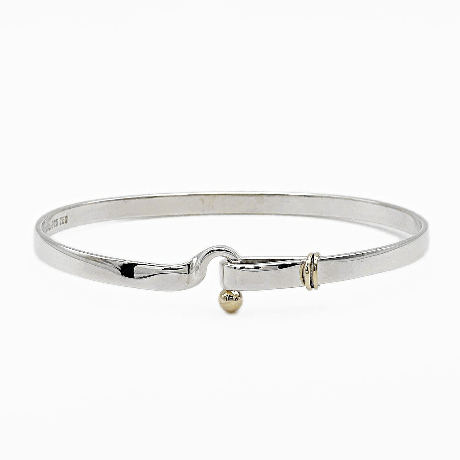 Tiffany&Co. ティファニー フック＆アイ バングル ブレスレット SV925 新品仕上済