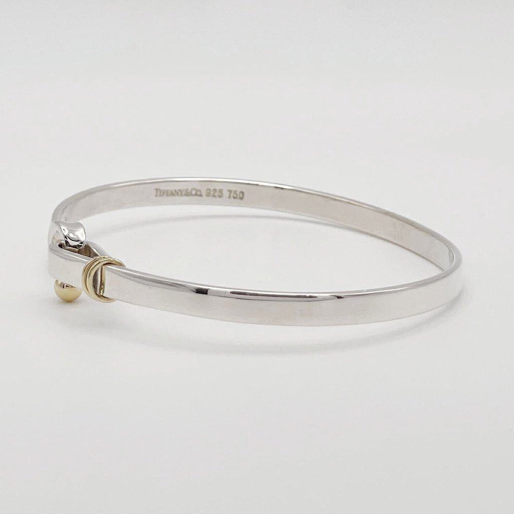 Tiffany&Co. ティファニー フック＆アイ バングル ブレスレット SV925 新品仕上済