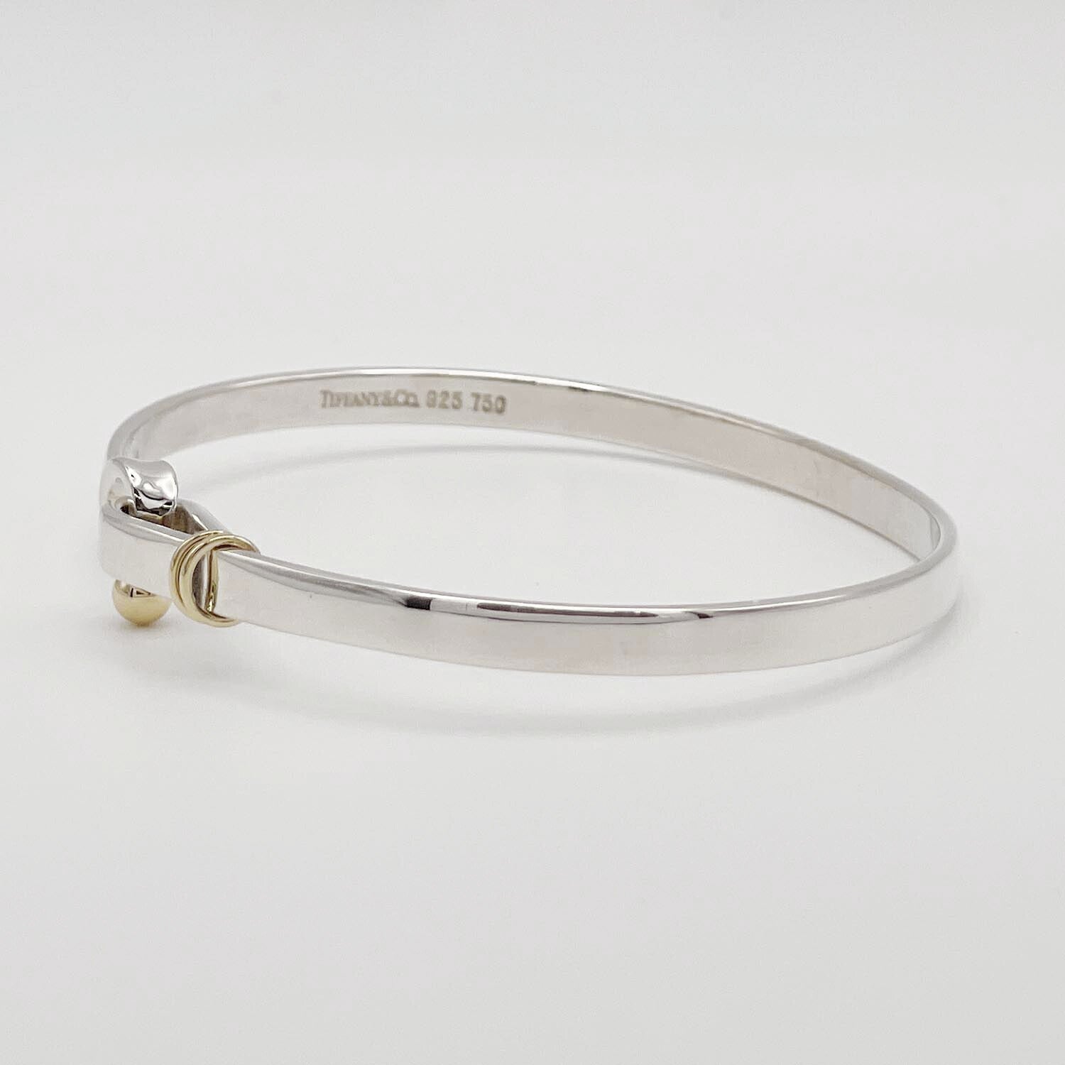 Tiffany&Co. ティファニー フック＆アイ バングル ブレスレット SV925 新品仕上済