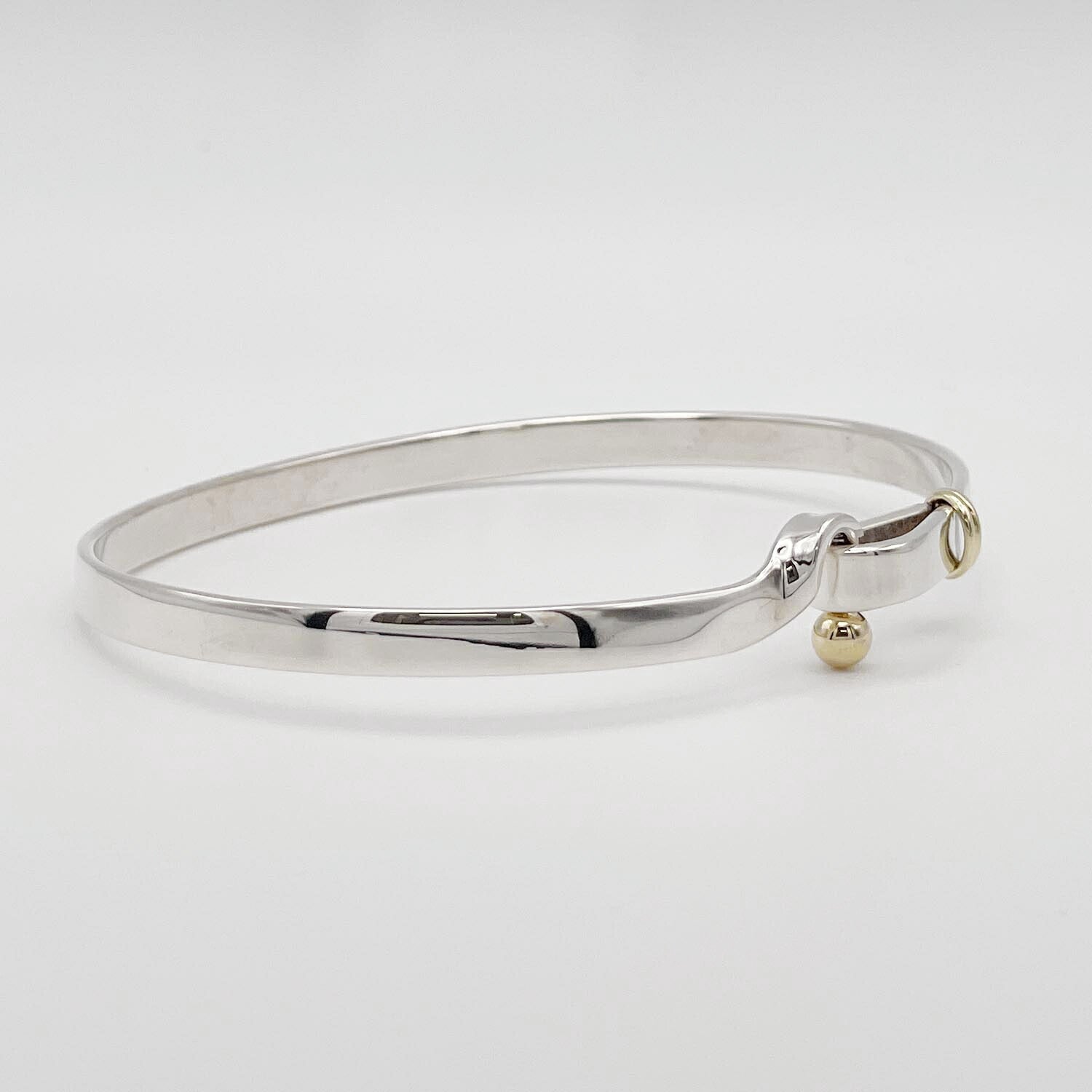 Tiffany&Co. ティファニー フック＆アイ バングル ブレスレット SV925 新品仕上済