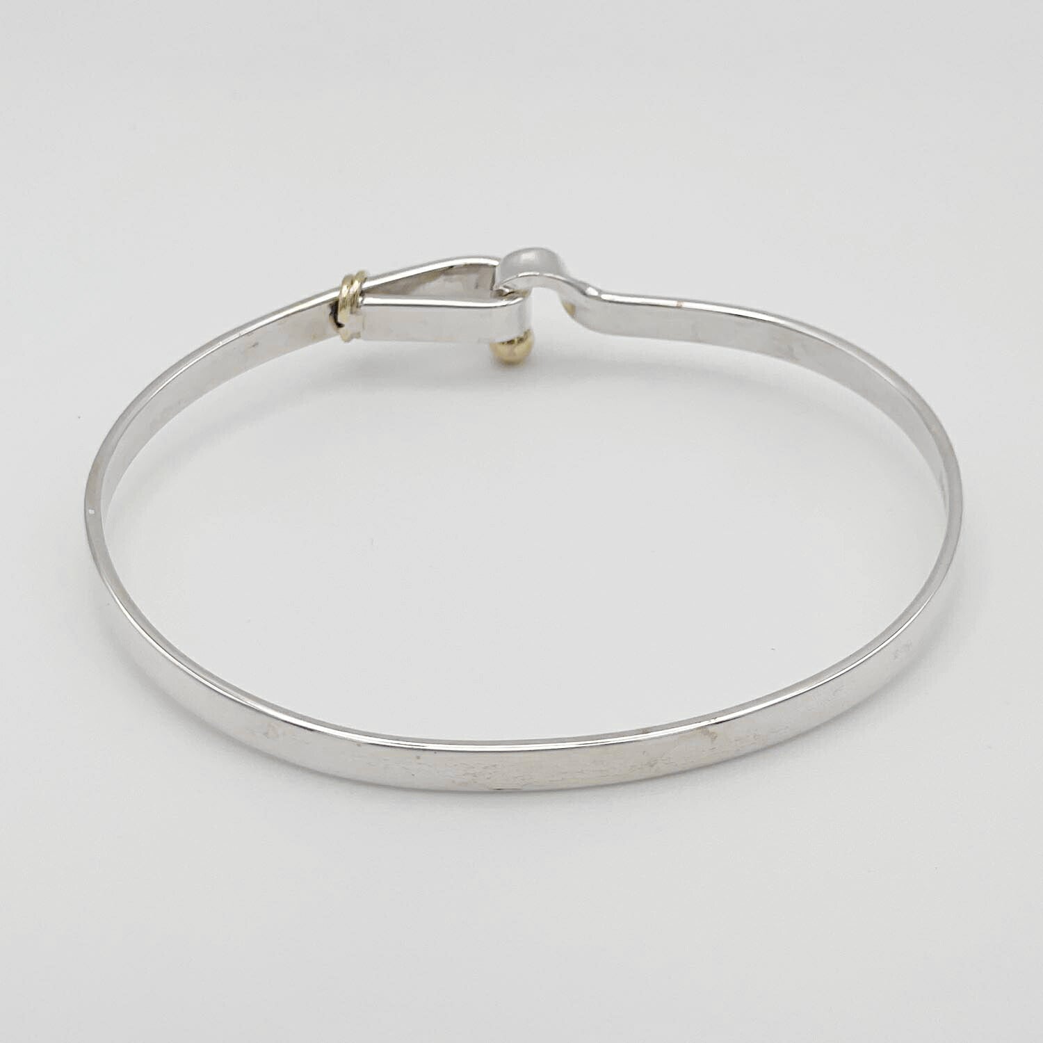 Tiffany&Co. ティファニー フック＆アイ バングル ブレスレット SV925 新品仕上済