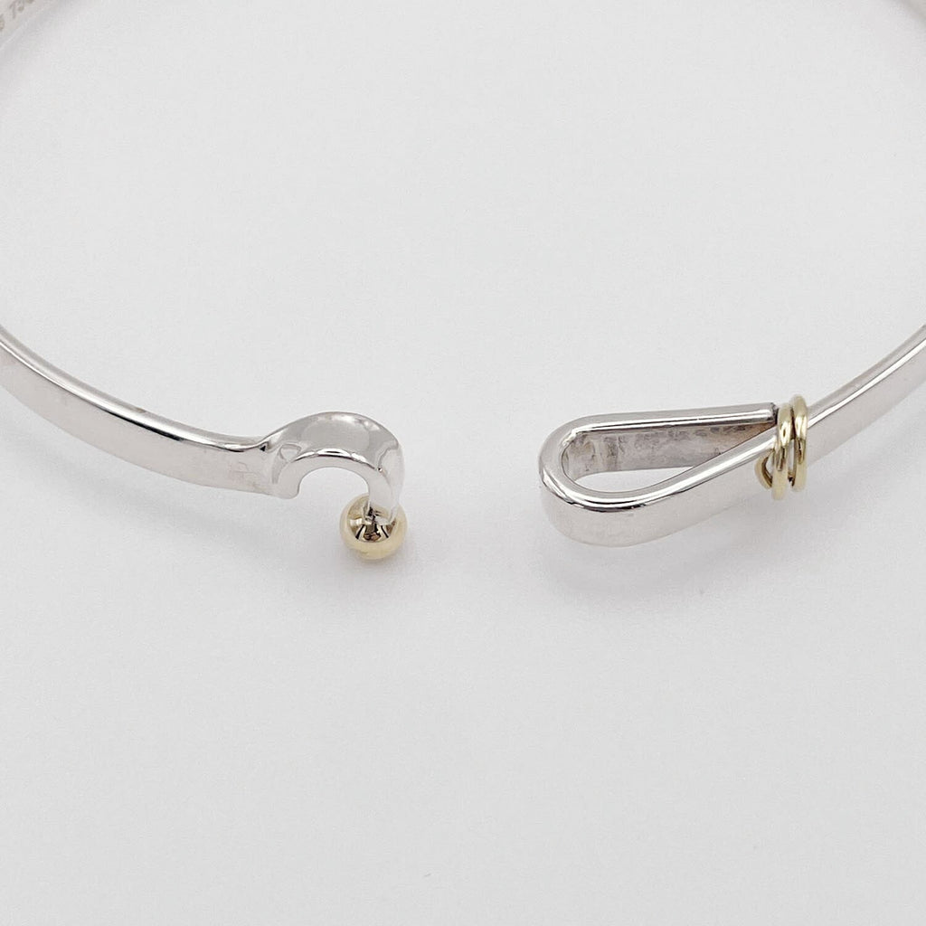 Tiffany&Co. ティファニー フック＆アイ バングル ブレスレット SV925 新品仕上済