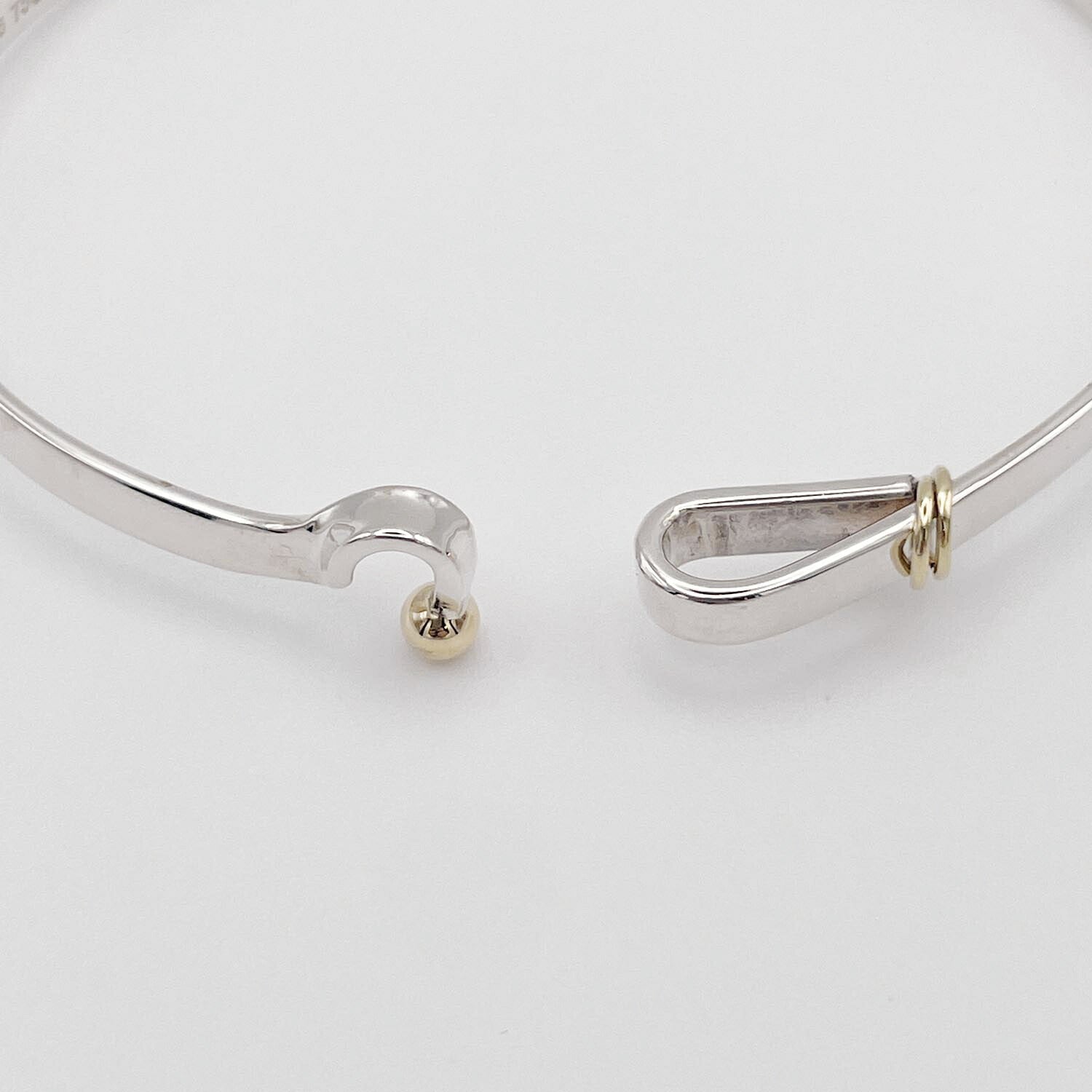 Tiffany&Co. ティファニー フック＆アイ バングル ブレスレット SV925 新品仕上済