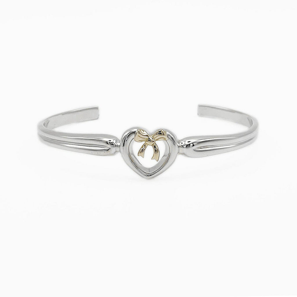 Tiffany&Co. ティファニー リボン ハート ブレスレット 925/750 新品仕上済