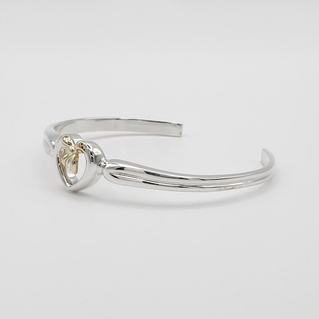 Tiffany&Co. ティファニー リボン ハート ブレスレット 925/750 新品仕上済