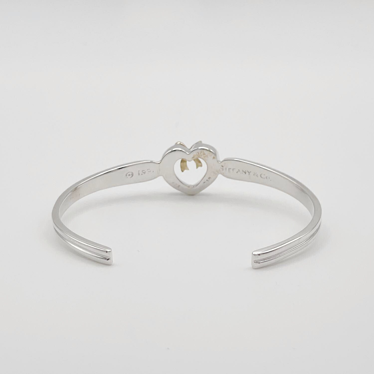 Tiffany&Co. ティファニー リボン ハート ブレスレット 925/750 新品仕上済