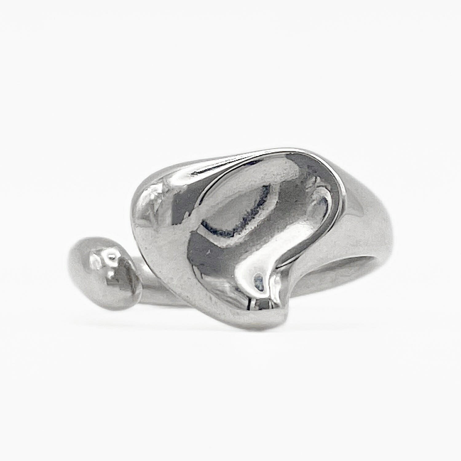Tiffany&Co. ティファニー リング 9号 カーブドハート SV925 シルバー