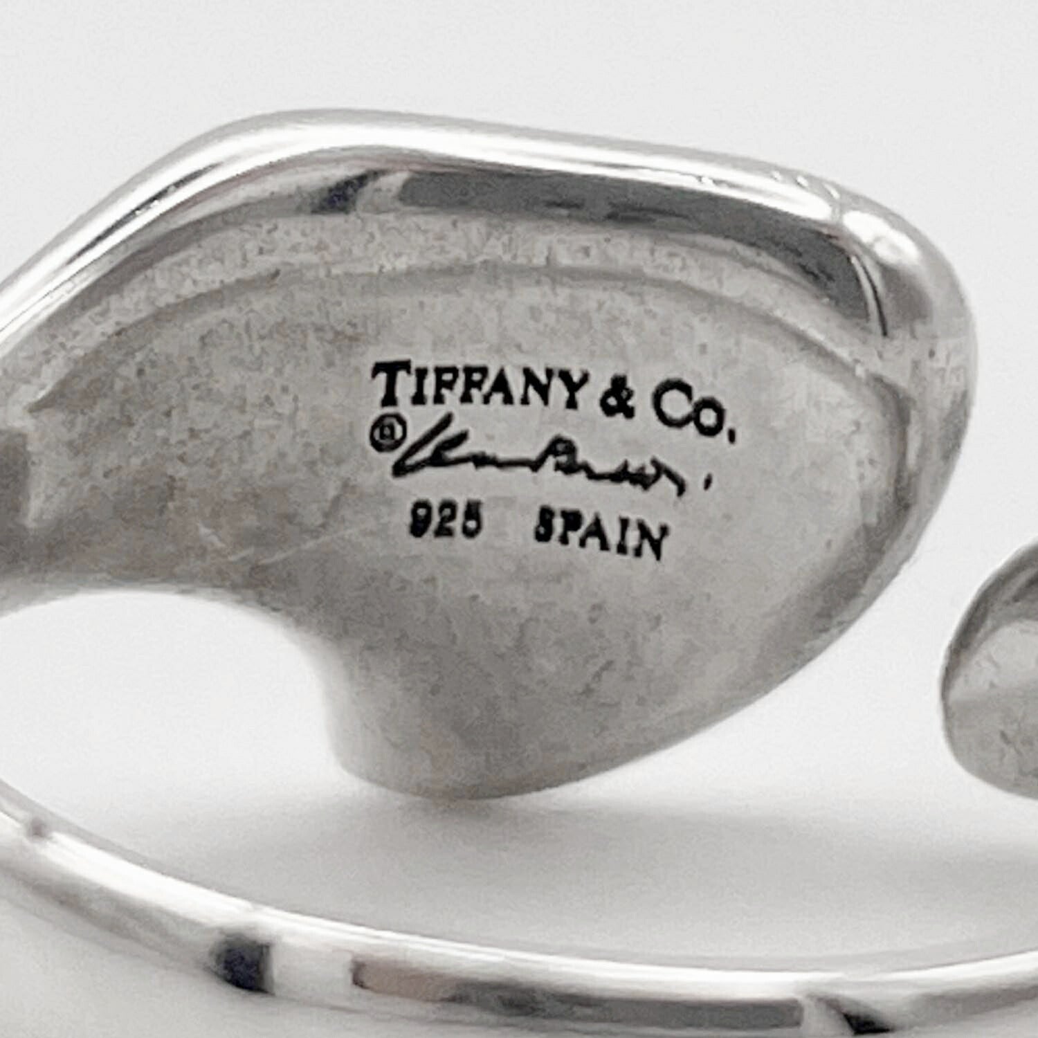 Tiffany&Co. ティファニー リング 9号 カーブドハート SV925 シルバー