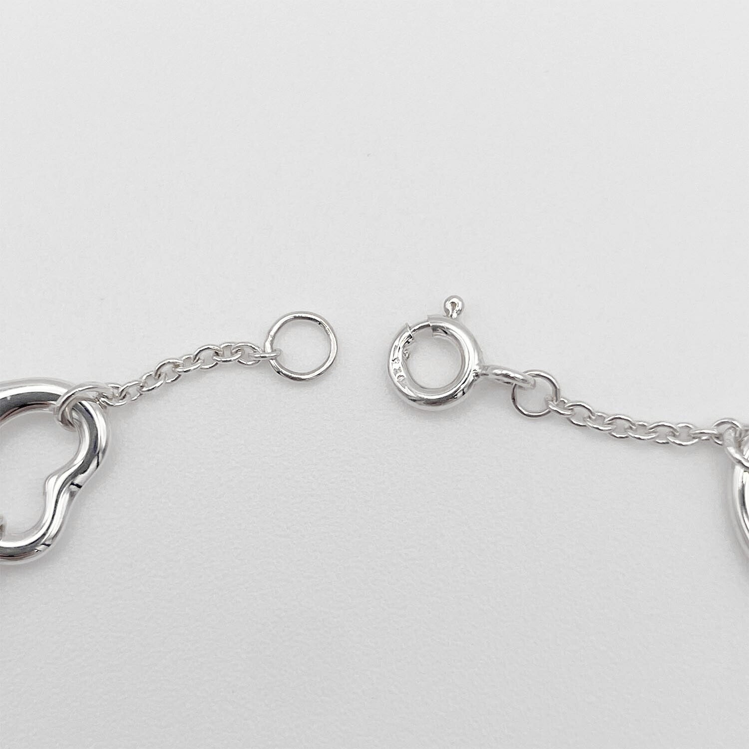 Tiffany&Co. ティファニー オープンハート 5P ブレスレット 新品仕上済
