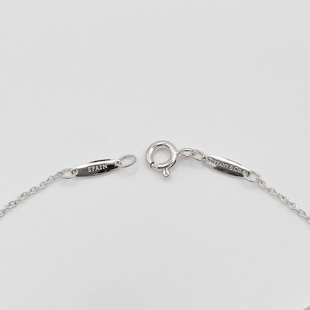 美品 Tiffany&Co. ティファニー パールバイ ザ ヤード オープン ハート ブレスレット 925