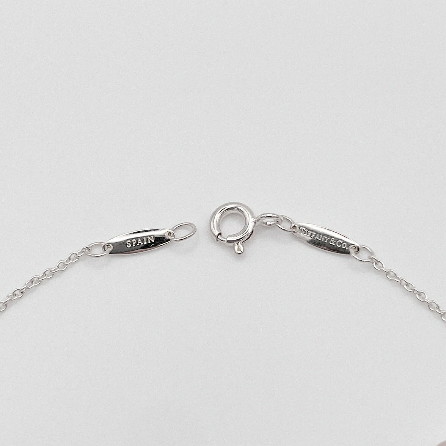 美品 Tiffany&Co. ティファニー パールバイ ザ ヤード オープン ハート ブレスレット 925