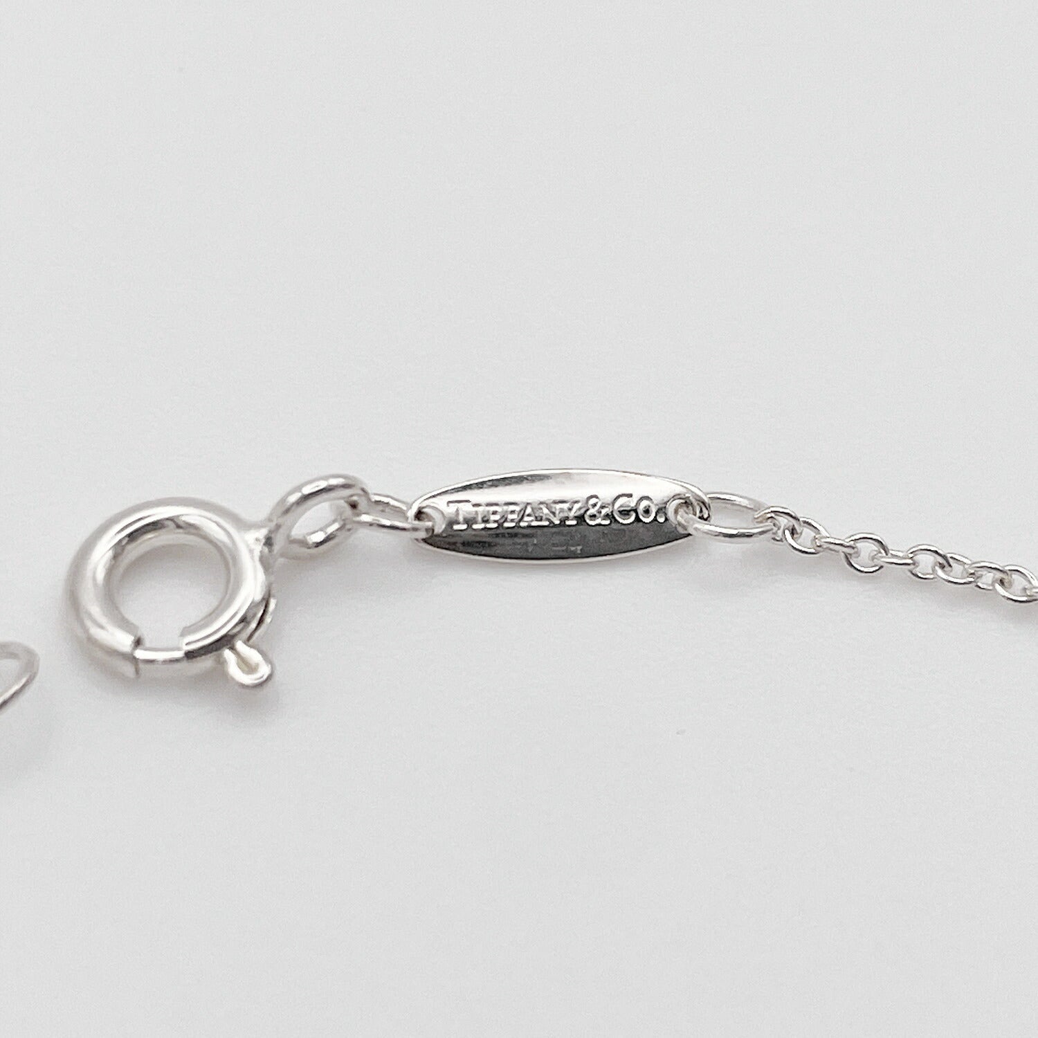 美品 Tiffany&Co. ティファニー パールバイ ザ ヤード オープン ハート ブレスレット 925