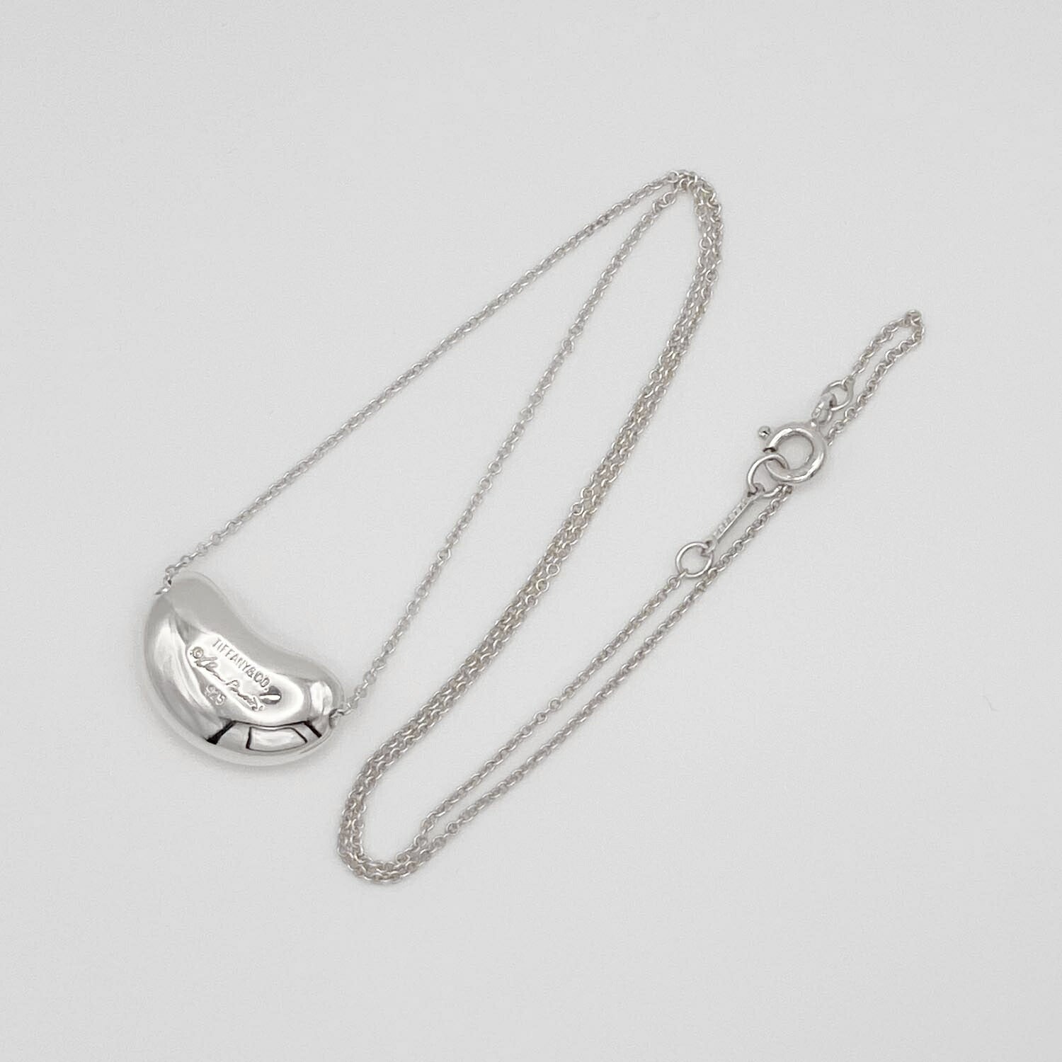 Tiffany&Co. ティファニー ビーン ネックレス SV925 ペンダント 有機的 新品仕上済