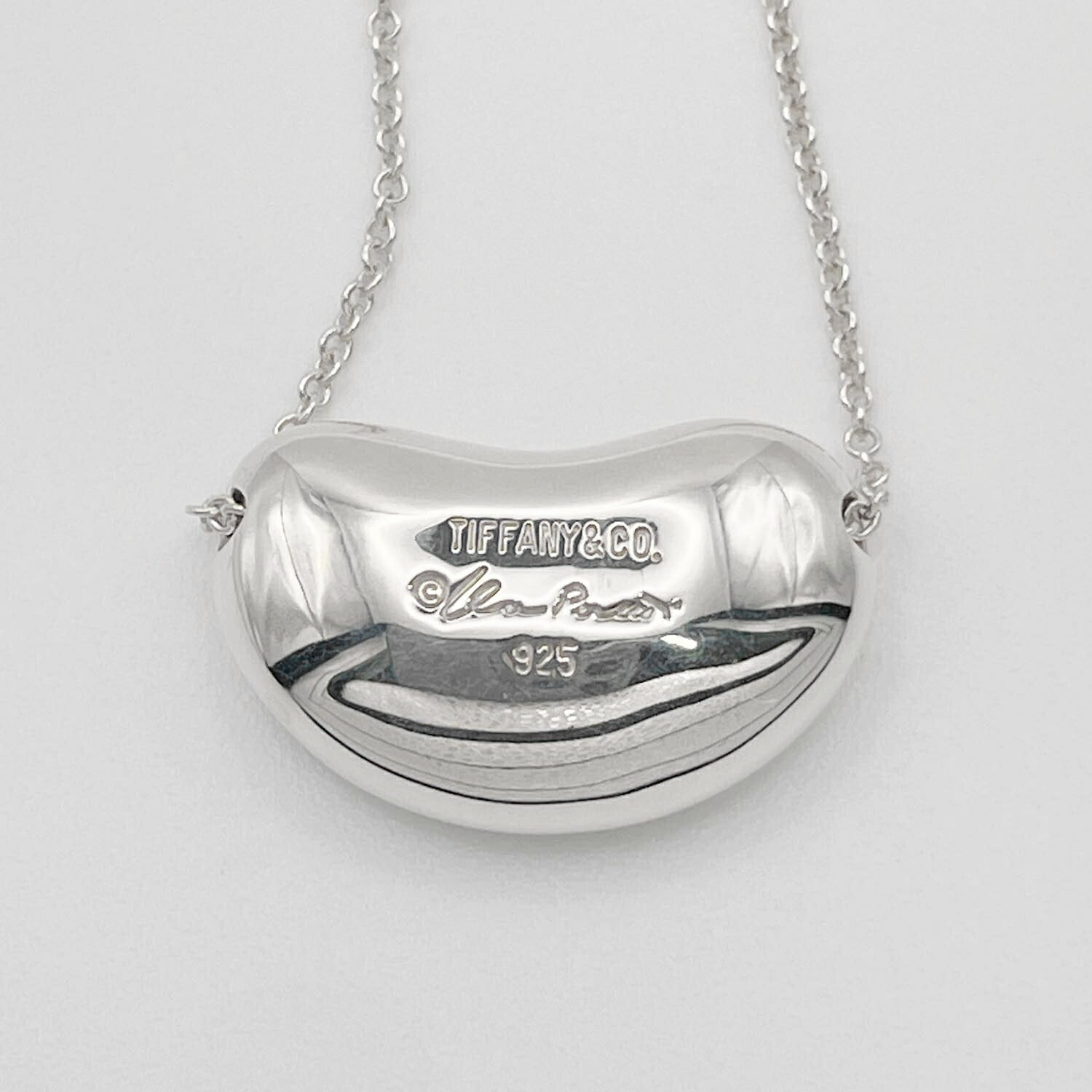 Tiffany&Co. ティファニー ビーン ネックレス SV925 ペンダント 有機的 新品仕上済