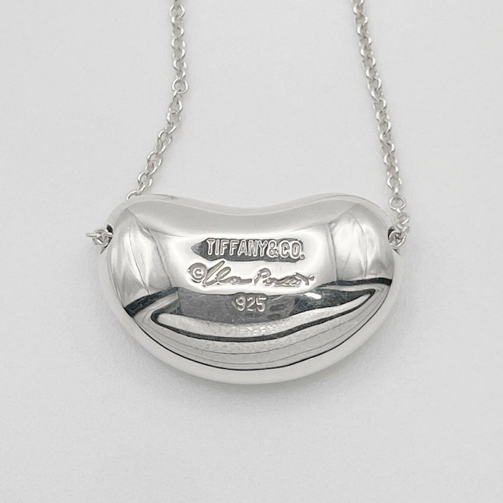 Tiffany&Co. ティファニー ビーン ネックレス SV925 ペンダント 有機的 新品仕上済