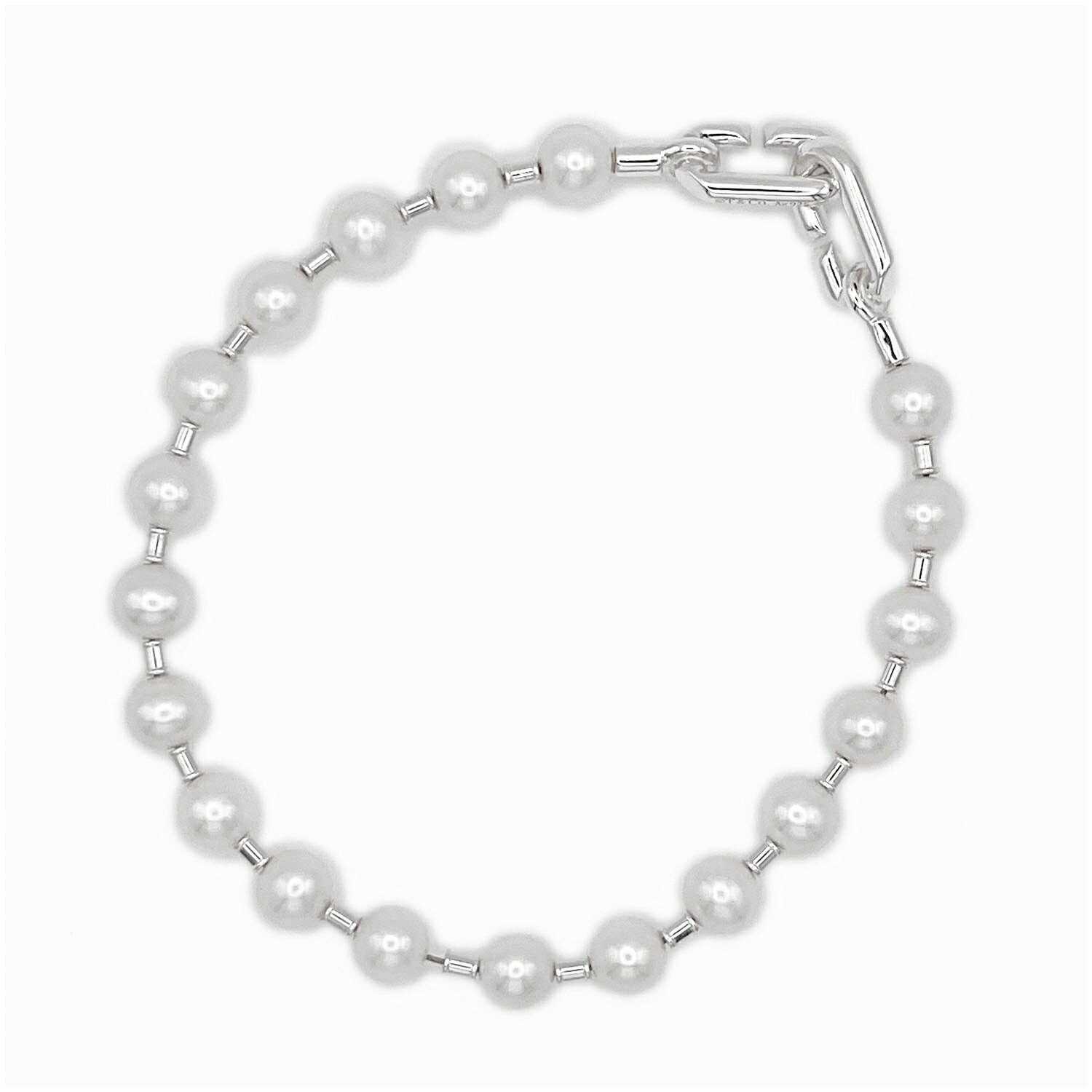 Tiffany&Co. ティファニー ハードウェア パール ブレスレット 9.2g 925 新品仕上済