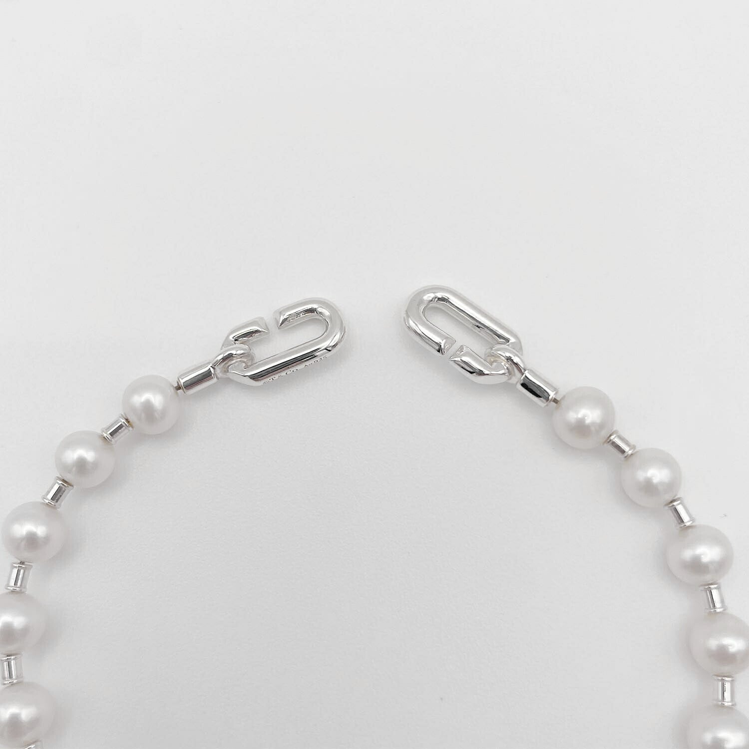 Tiffany&Co. ティファニー ハードウェア パール ブレスレット 9.2g 925 新品仕上済