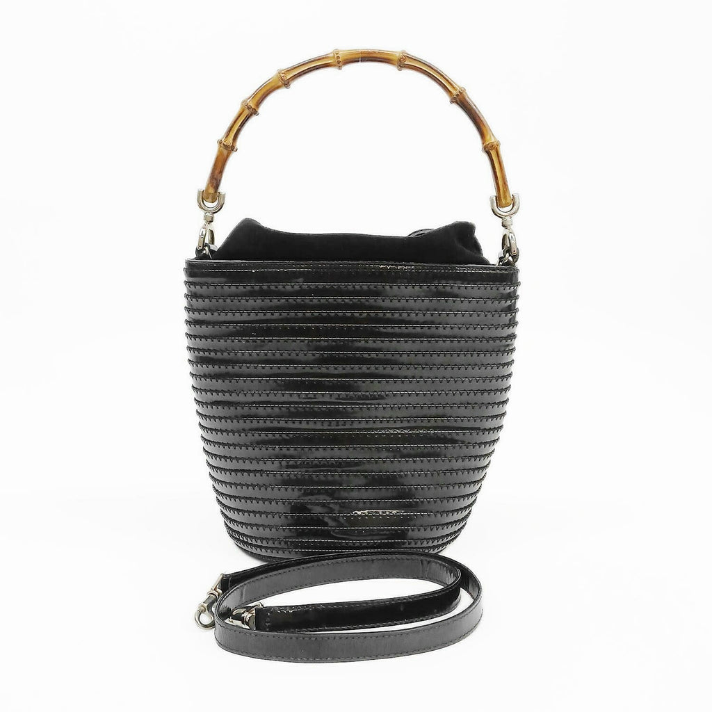 GUCCI グッチ バンブー 2WAYハンドバッグ バケツ ショルダー
