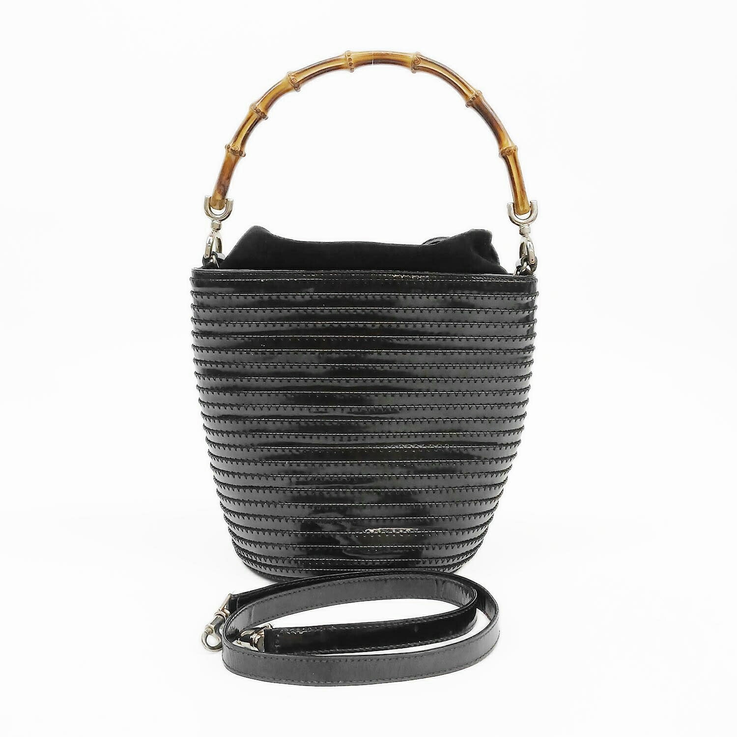 GUCCI グッチ バンブー 2WAYハンドバッグ バケツ ショルダー