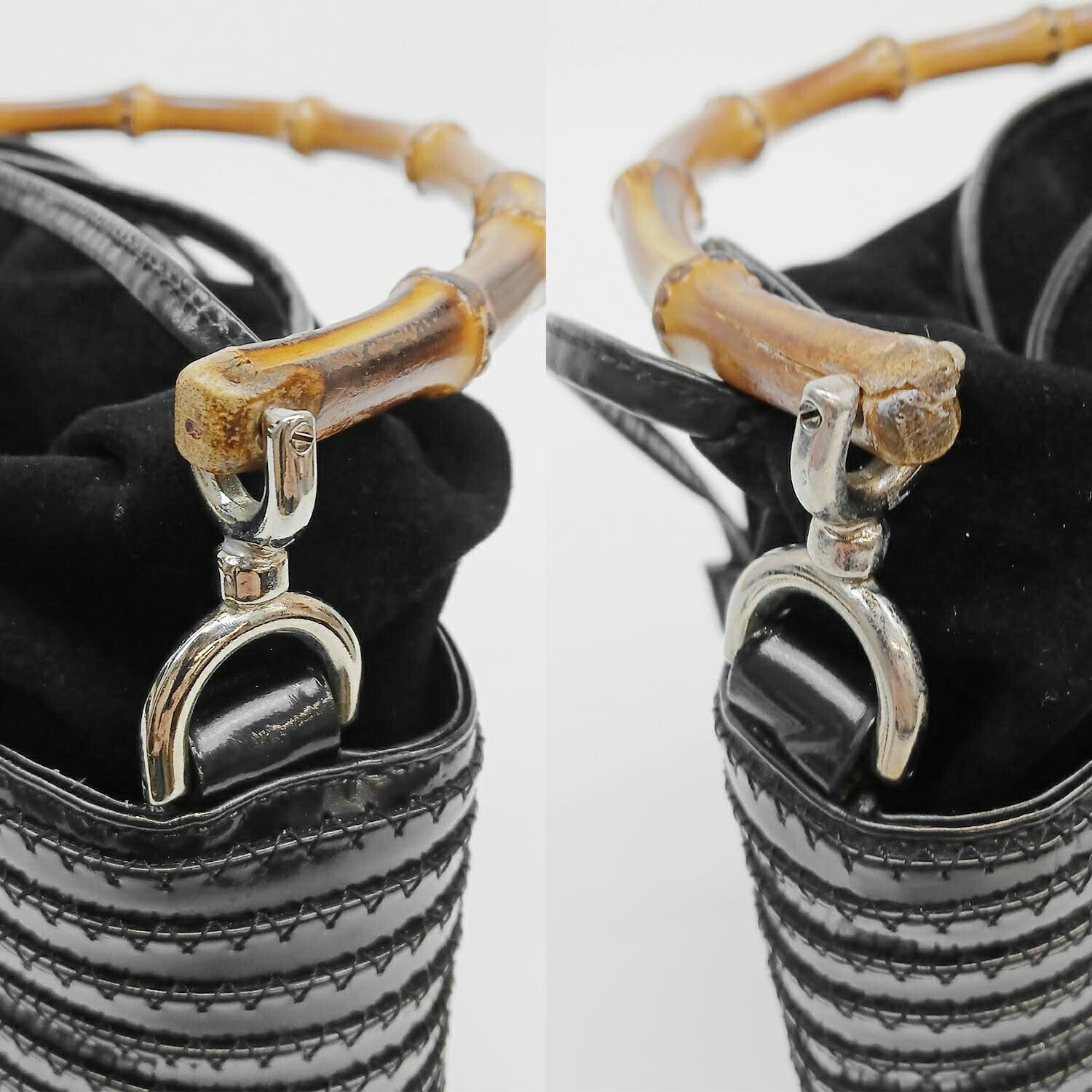 GUCCI グッチ バンブー 2WAYハンドバッグ バケツ ショルダー