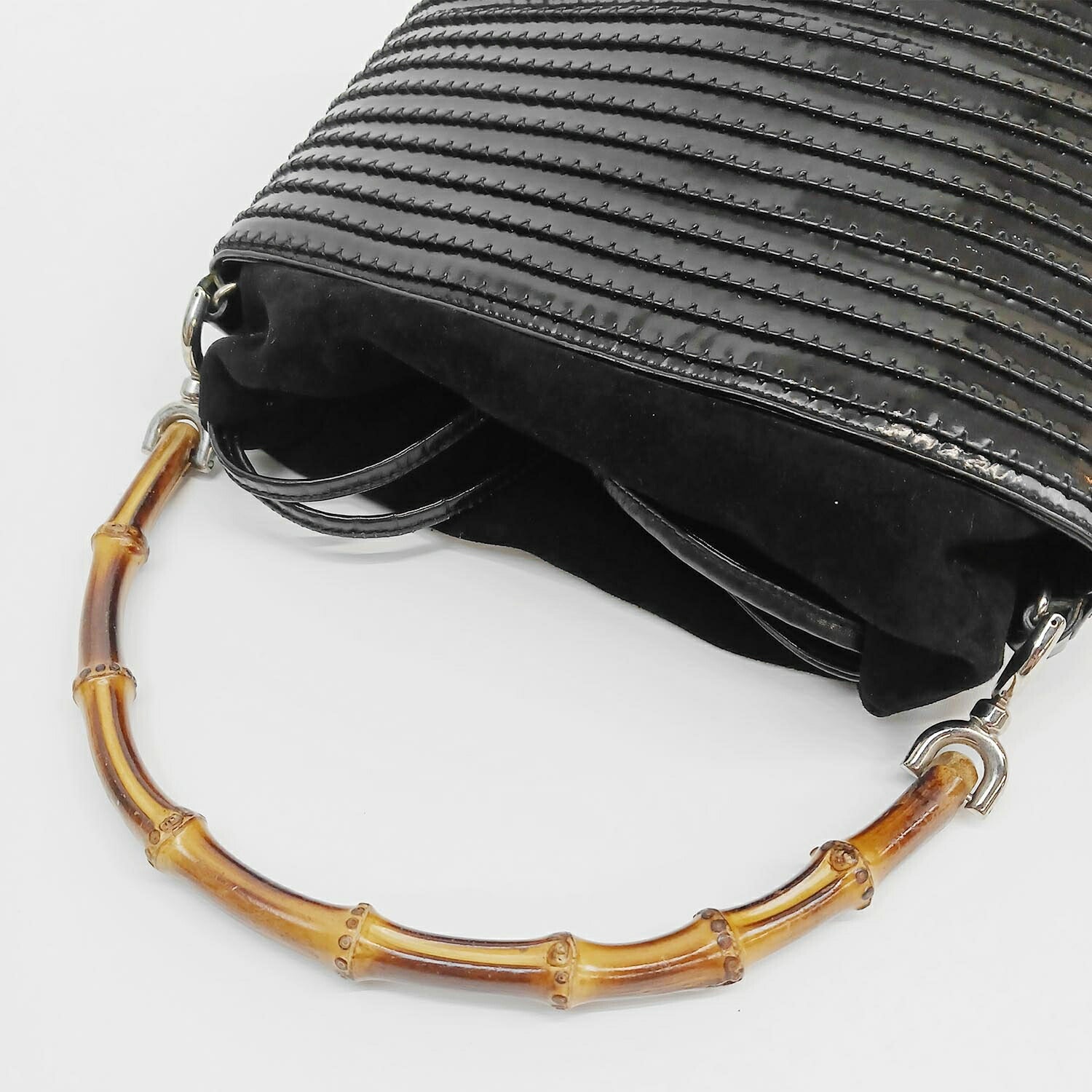 GUCCI グッチ バンブー 2WAYハンドバッグ バケツ ショルダー
