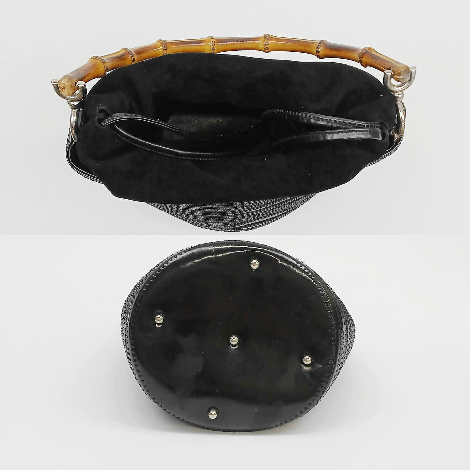 GUCCI グッチ バンブー 2WAYハンドバッグ バケツ ショルダー