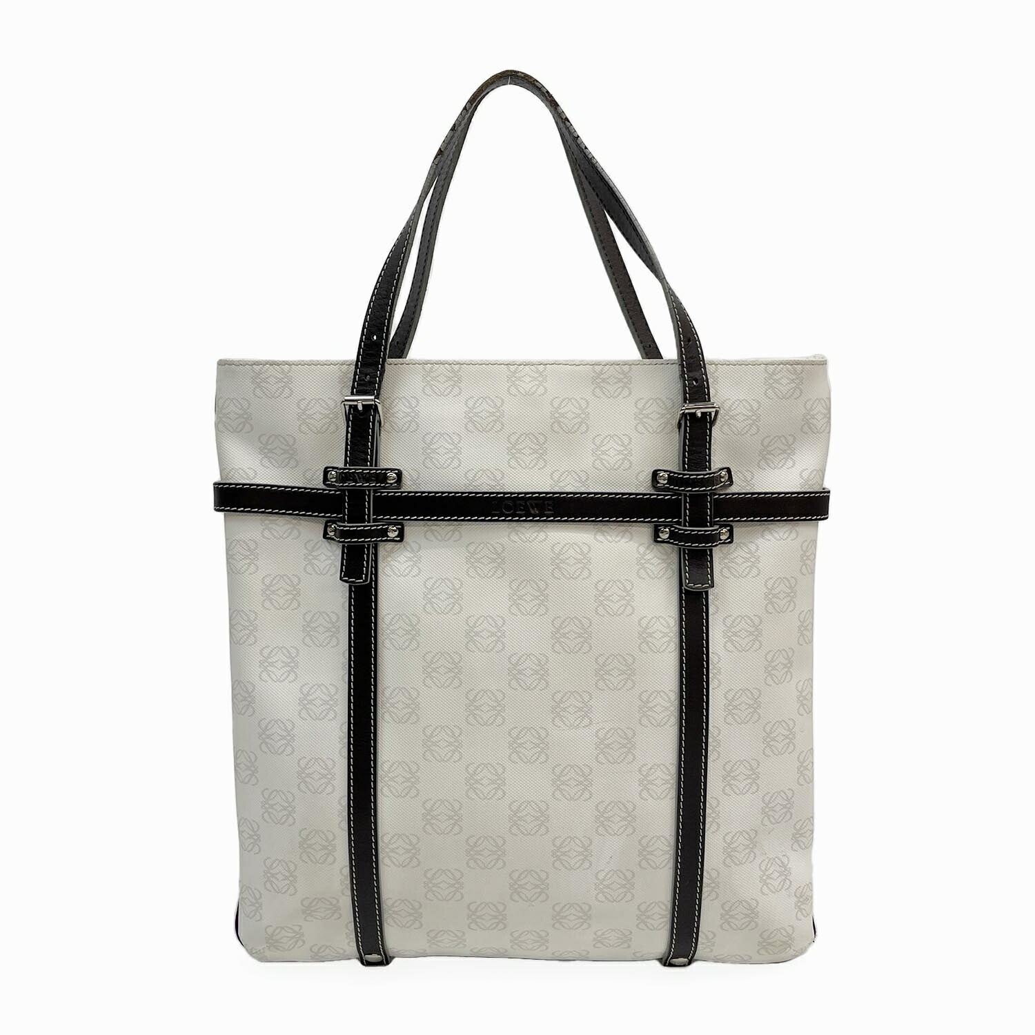 LOEWE ロエベ トートバッグ アナグラム PVC×レザー