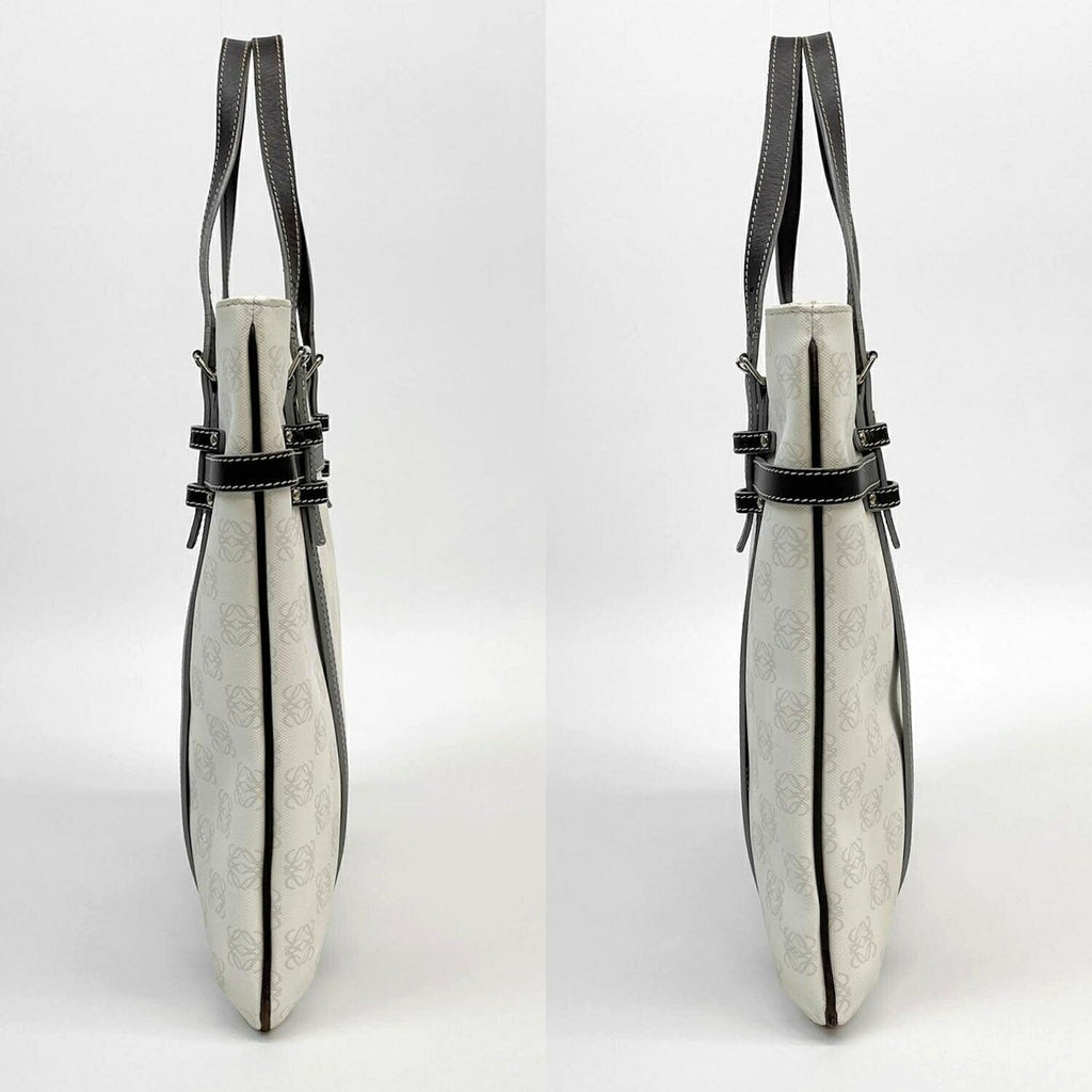 LOEWE ロエベ トートバッグ アナグラム PVC×レザー