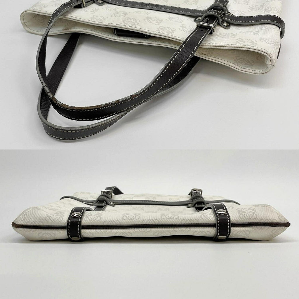 LOEWE ロエベ トートバッグ アナグラム PVC×レザー