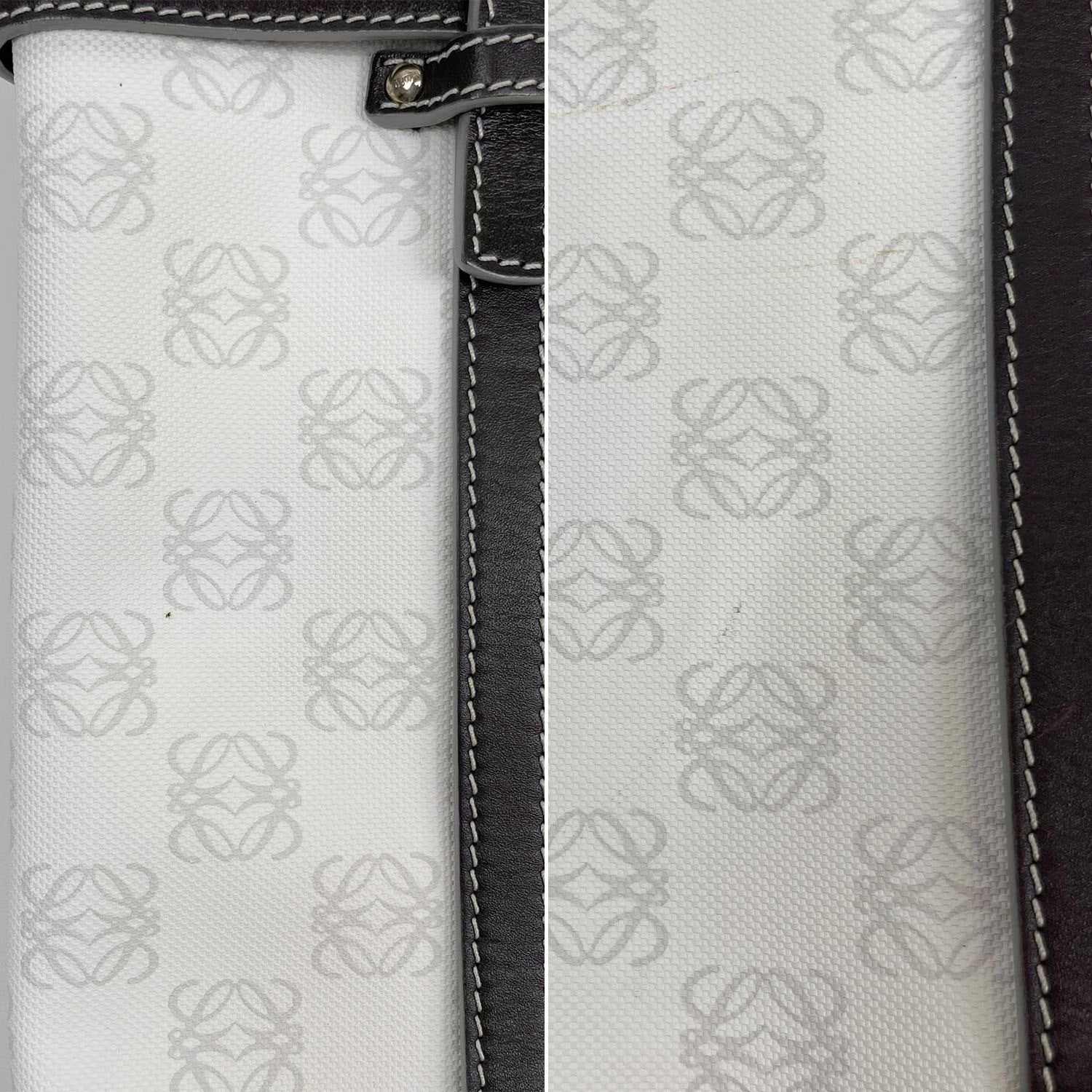 LOEWE ロエベ トートバッグ アナグラム PVC×レザー