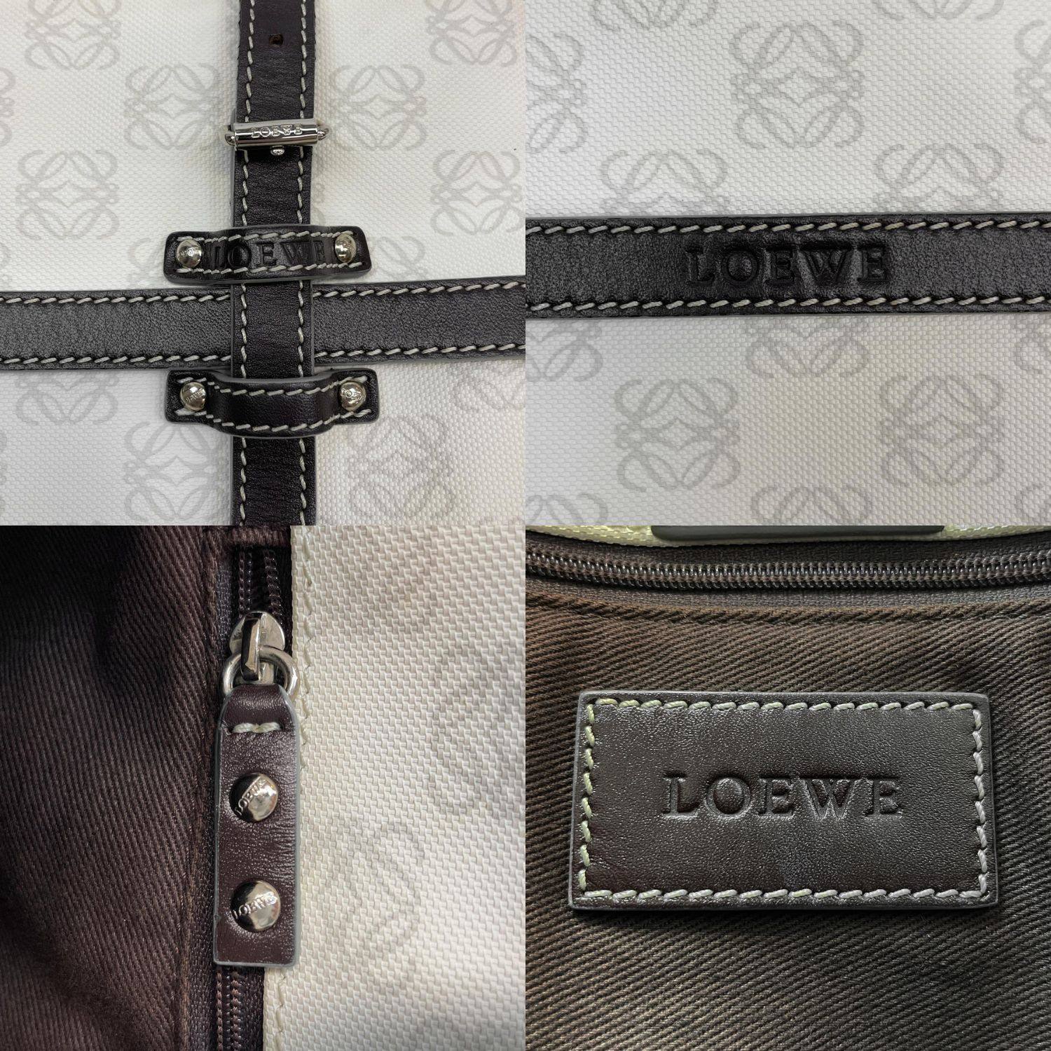 LOEWE ロエベ トートバッグ アナグラム PVC×レザー