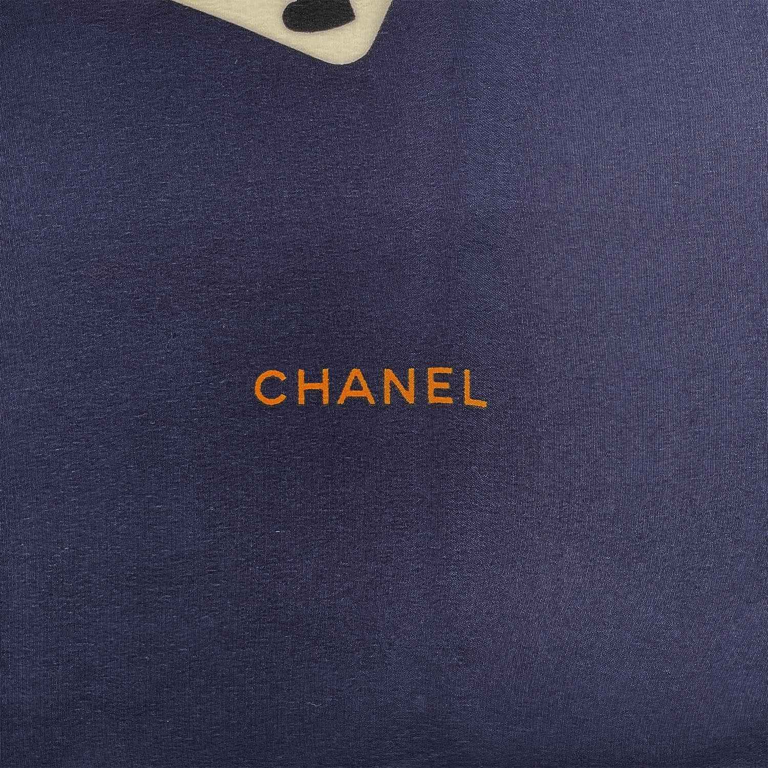 CHANEL シャネル ココマーク スカーフ 85cm×86cm 大判 トランプ ヴィンテージ