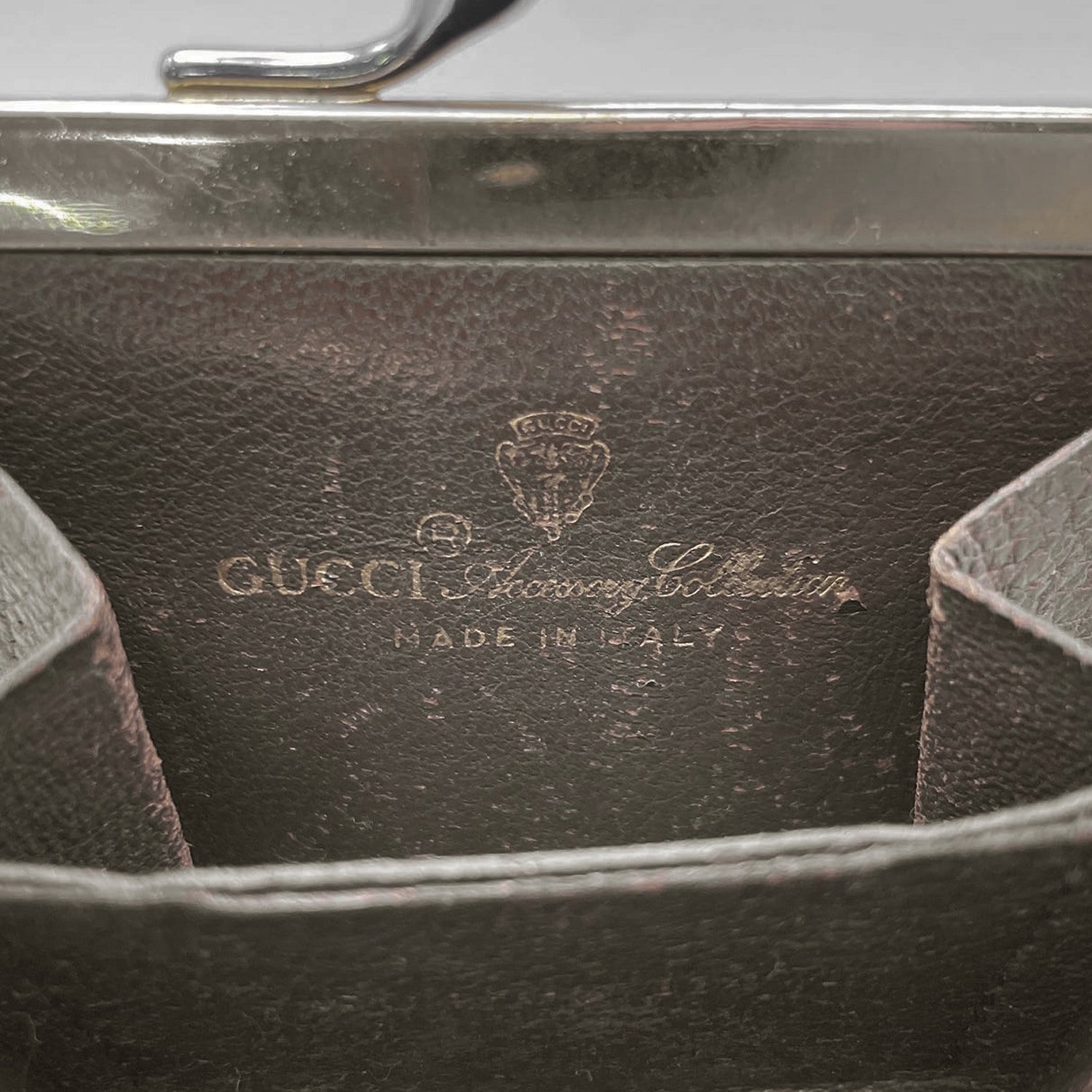 GUCCI GGキャンバス コインケース ガマ口 オールド ヴィンテージ