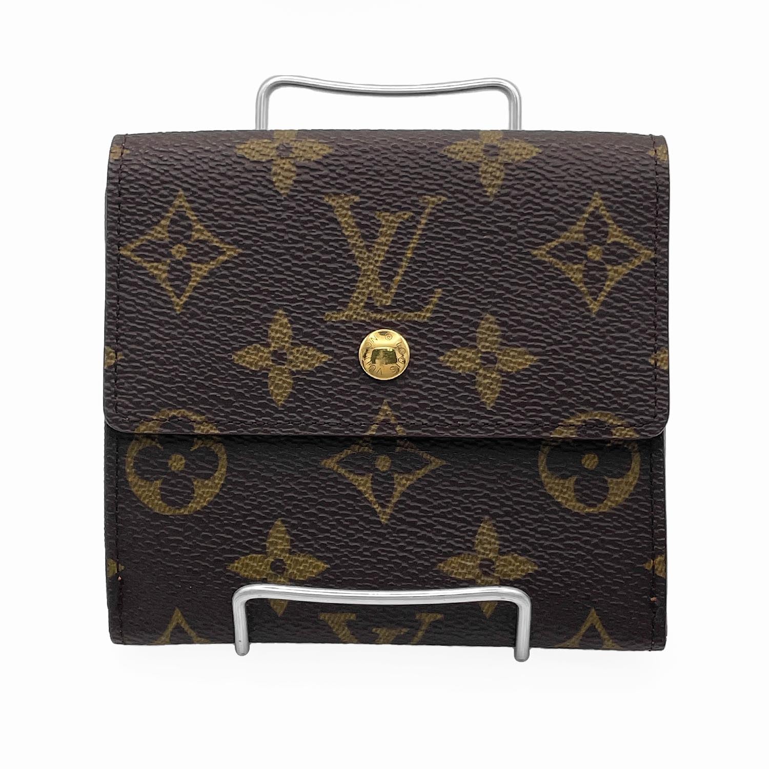 LOUIS VUITTON ヴィトン Wホック 財布 M61652 モノグラム