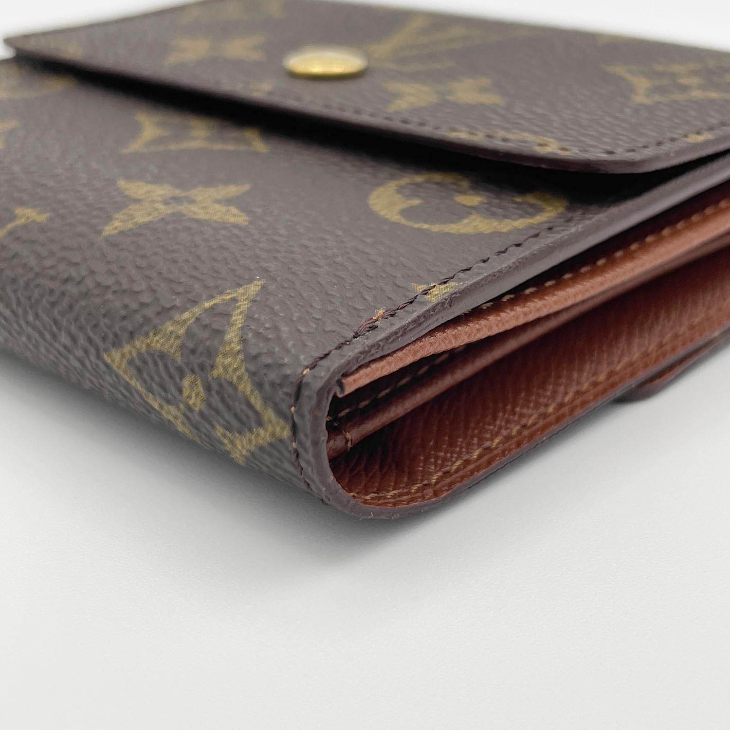 LOUIS VUITTON ヴィトン Wホック 財布 M61652 モノグラム