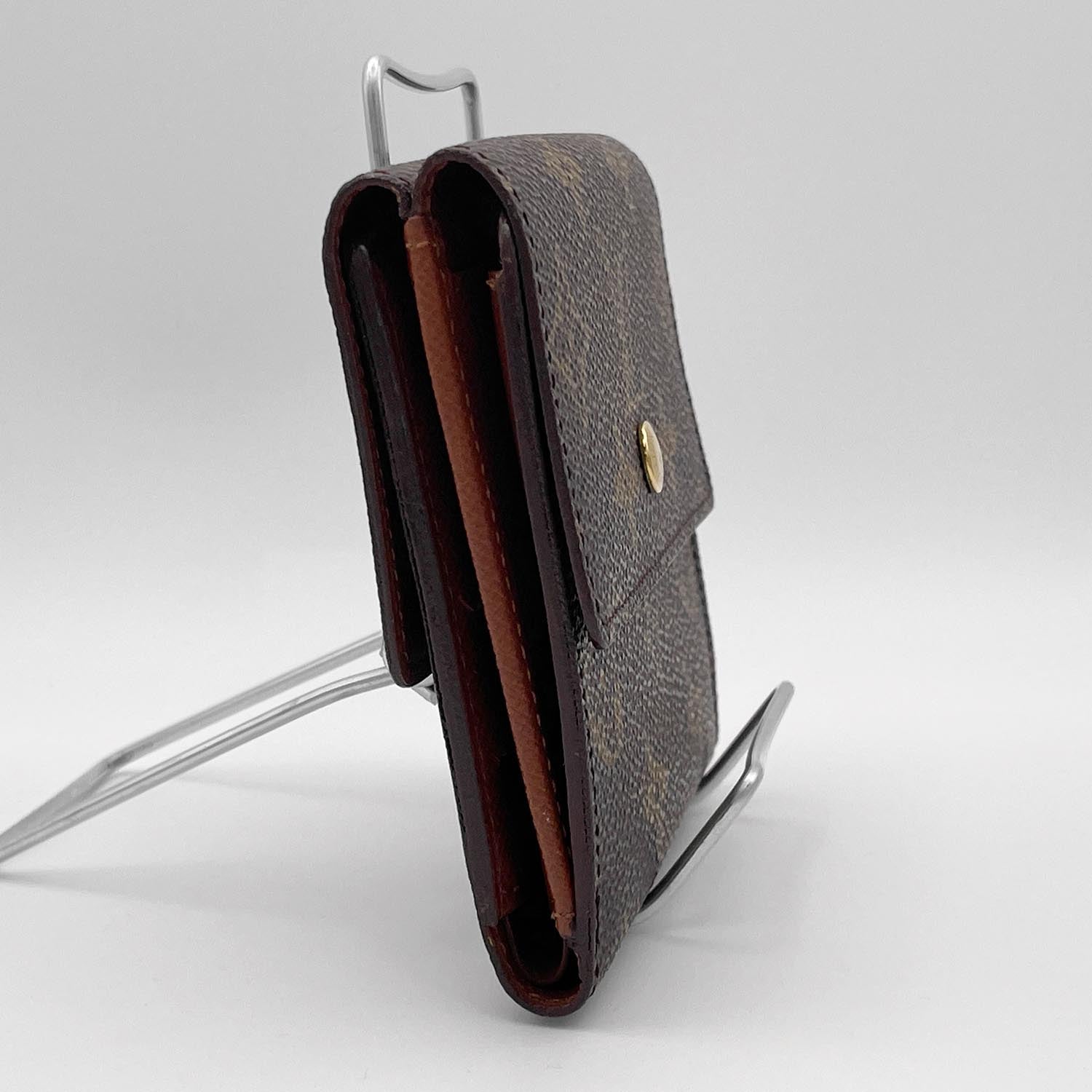 LOUIS VUITTON ヴィトン Wホック 財布 M61652 モノグラム