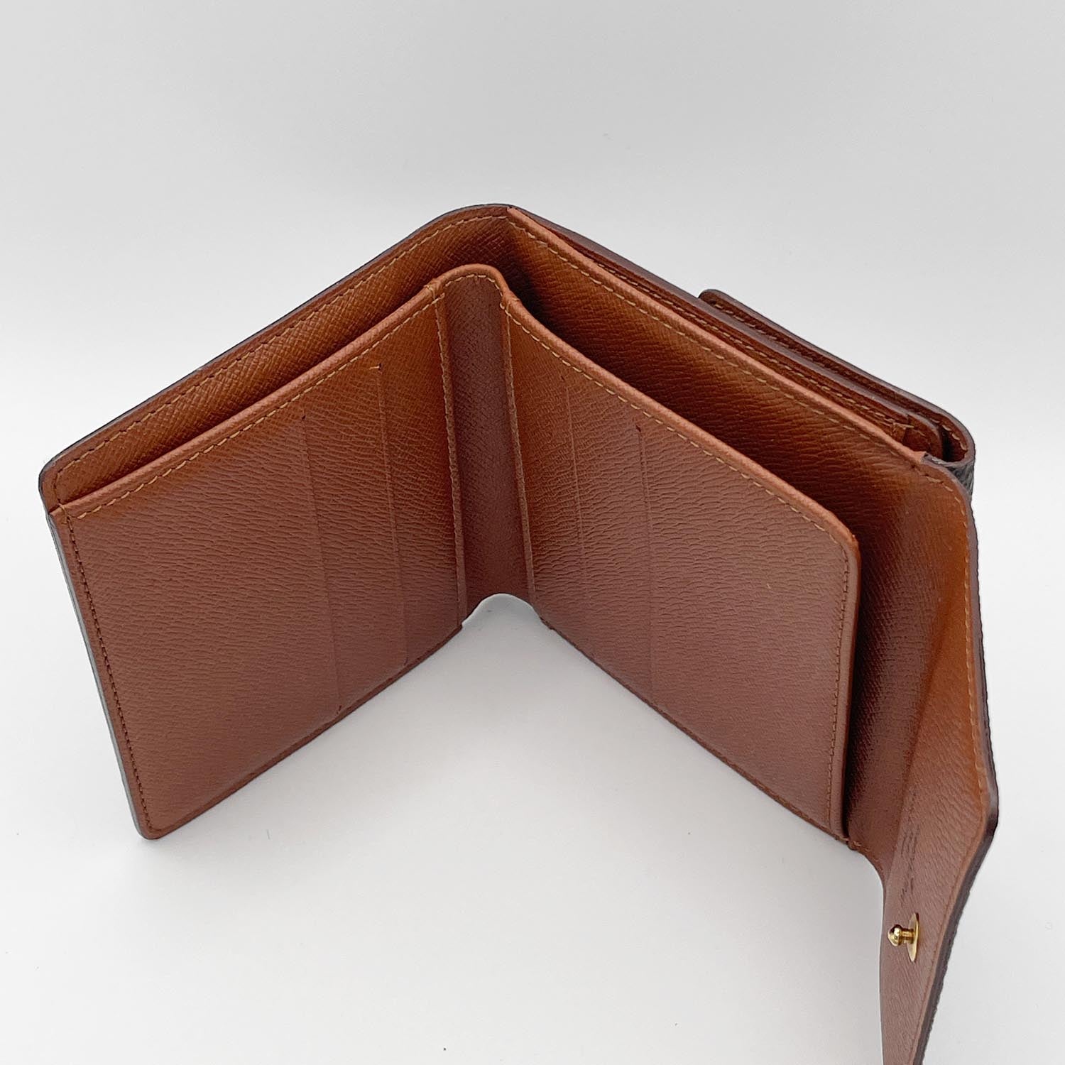 LOUIS VUITTON ヴィトン Wホック 財布 M61652 モノグラム
