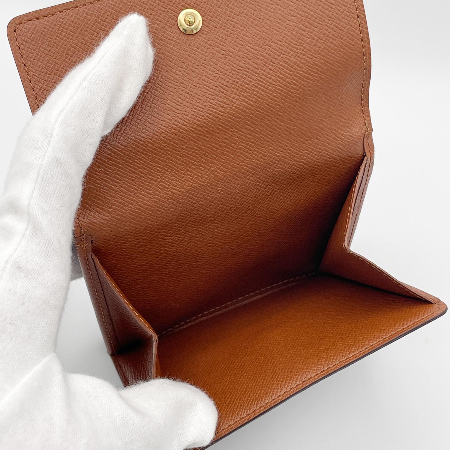 LOUIS VUITTON ヴィトン Wホック 財布 M61652 モノグラム