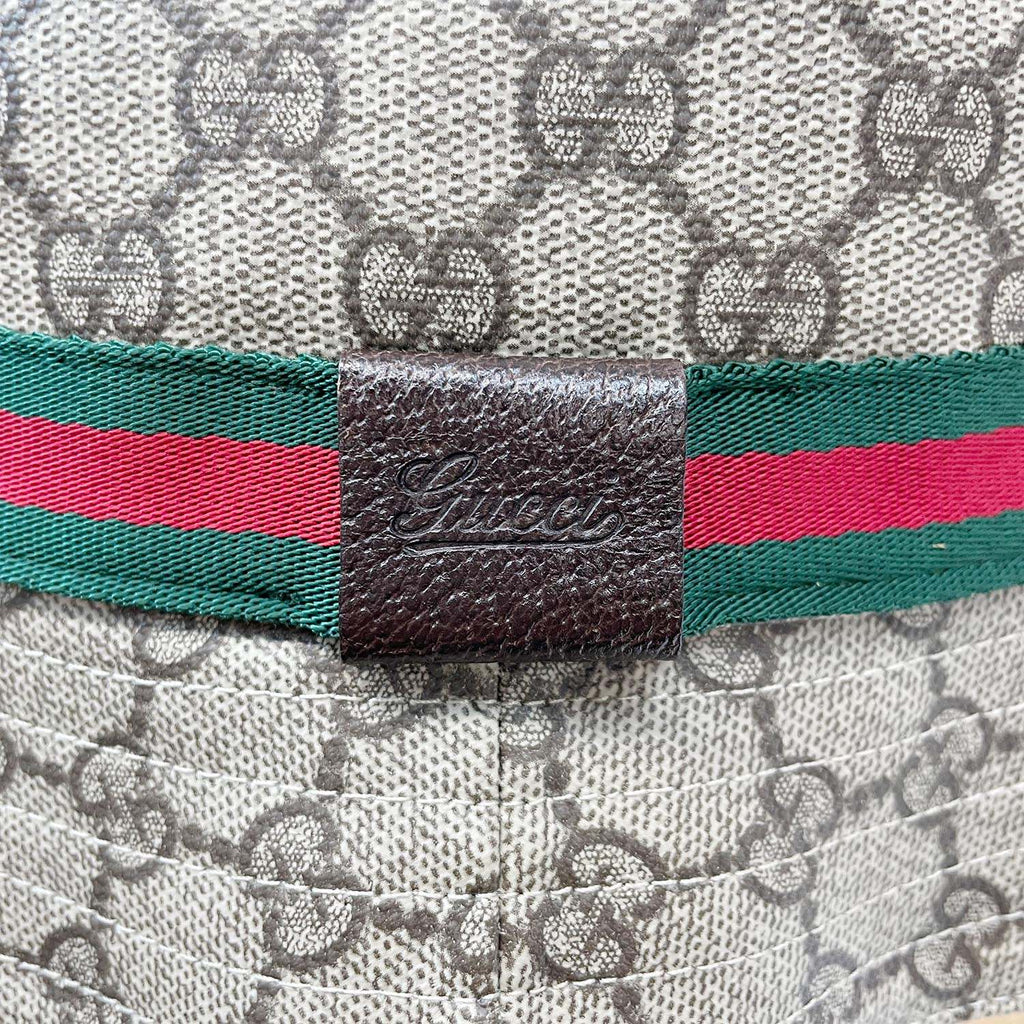 GUCCI グッチ GGスプリーム フェドラハット サイズM シェリー ユニセックス