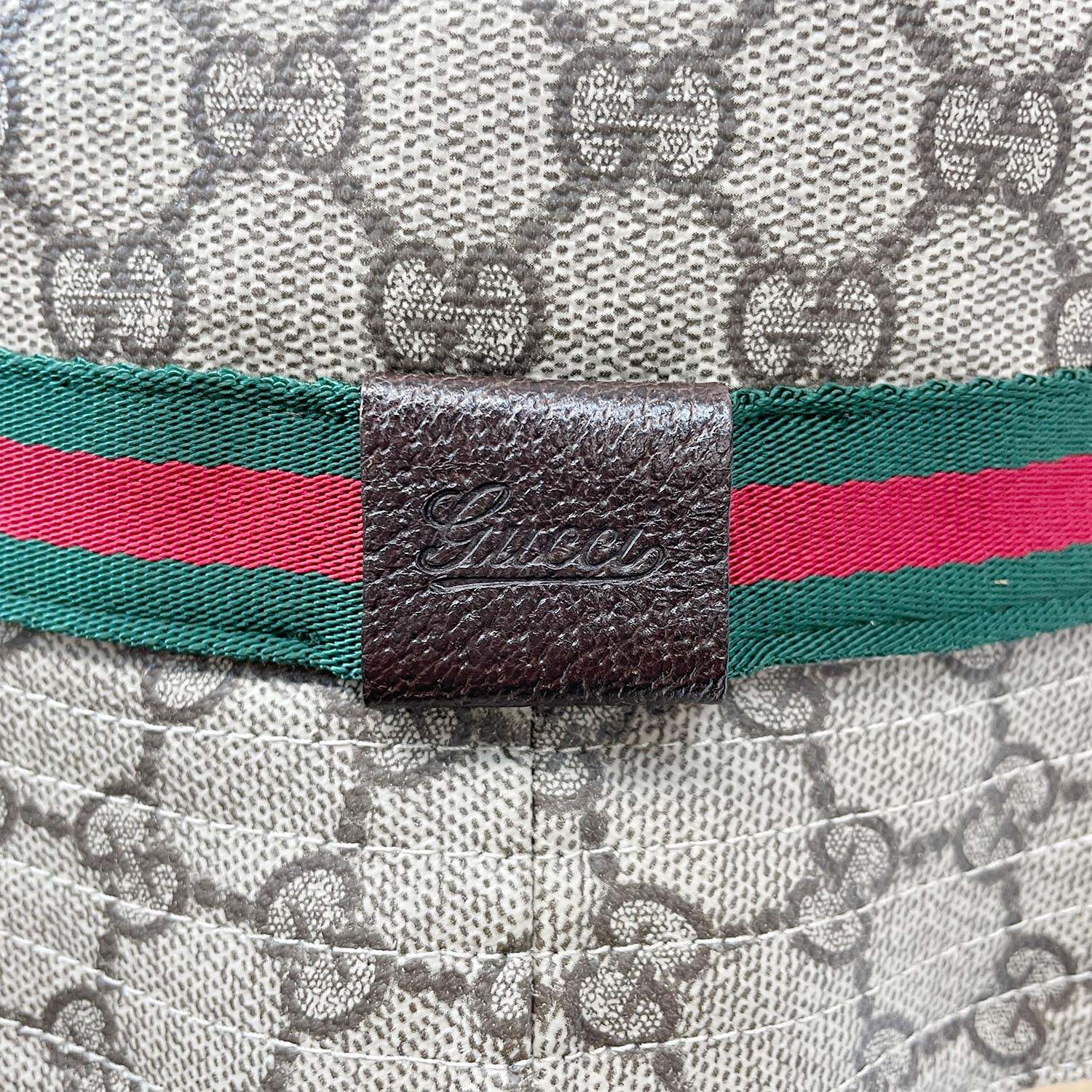 GUCCI グッチ GGスプリーム フェドラハット サイズM シェリー ユニセックス